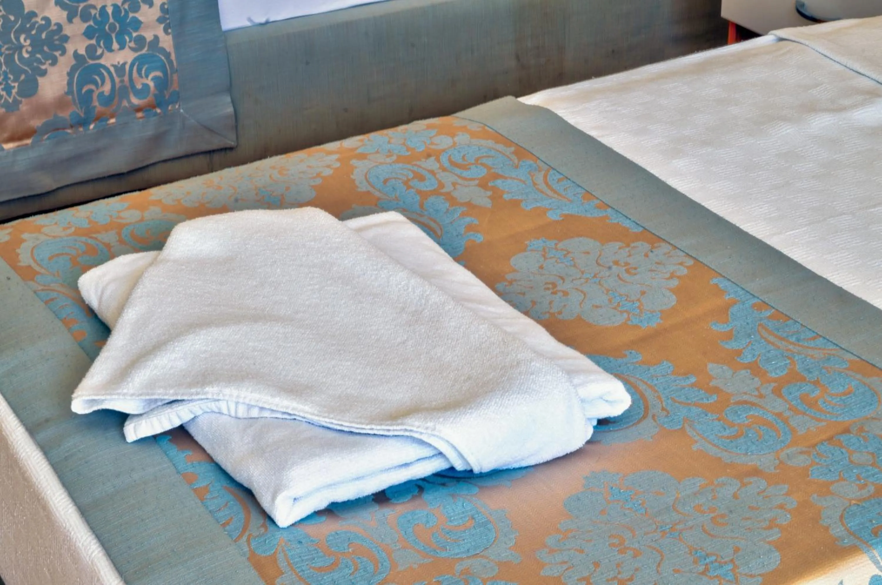 Bed in Blue Fish Hotel All Inclusive