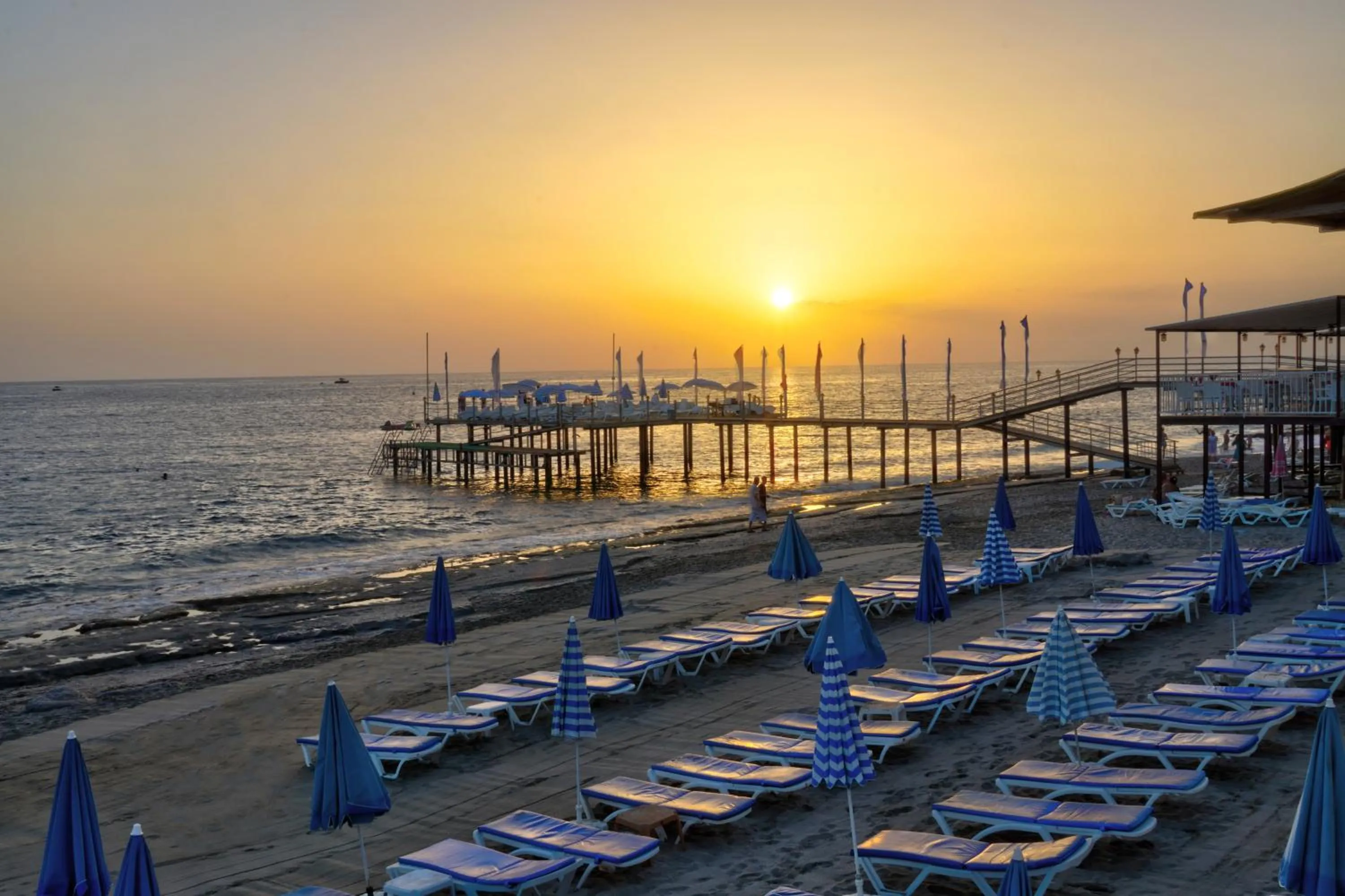 Beach in Blue Fish Hotel All Inclusive