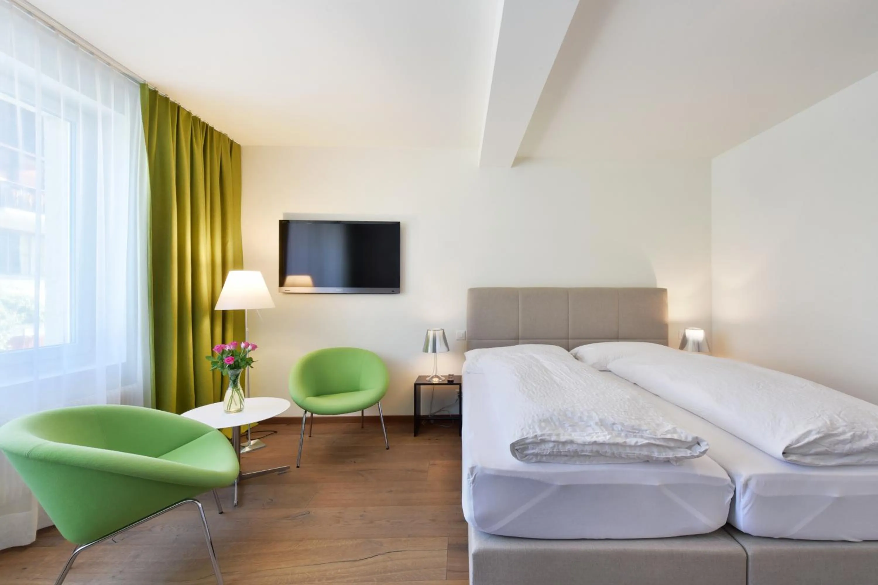 Bed in Hotel Sternen