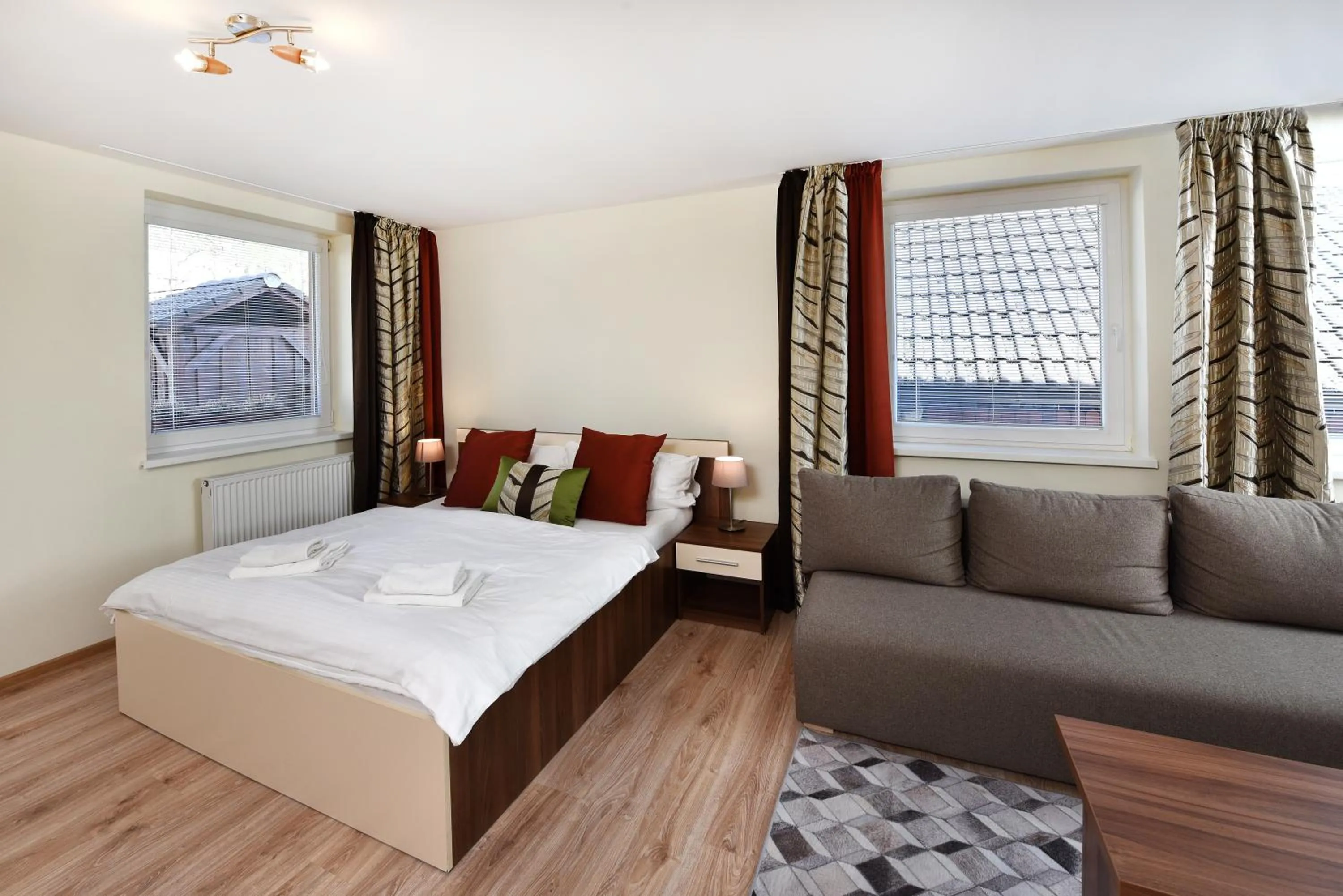 Living room, Bed in APLEND Vila Júlia