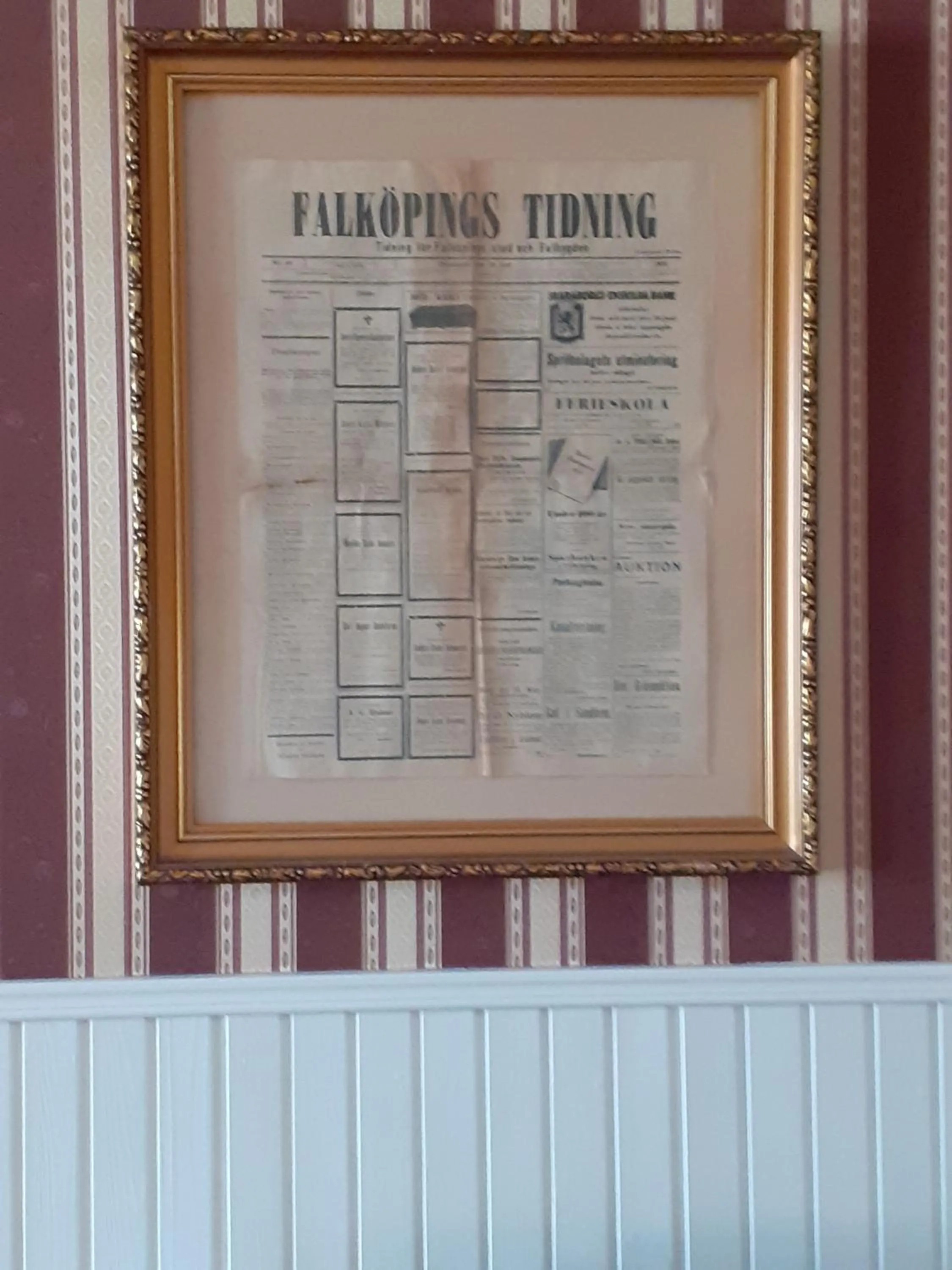 Decorative detail in Hotell S:t Olof