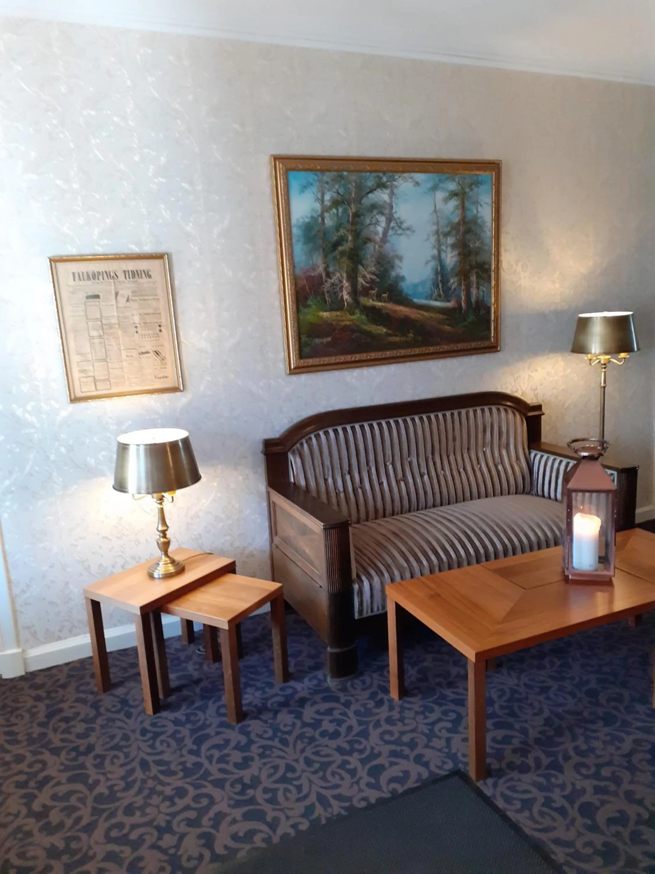 Lobby or reception in Hotell S:t Olof