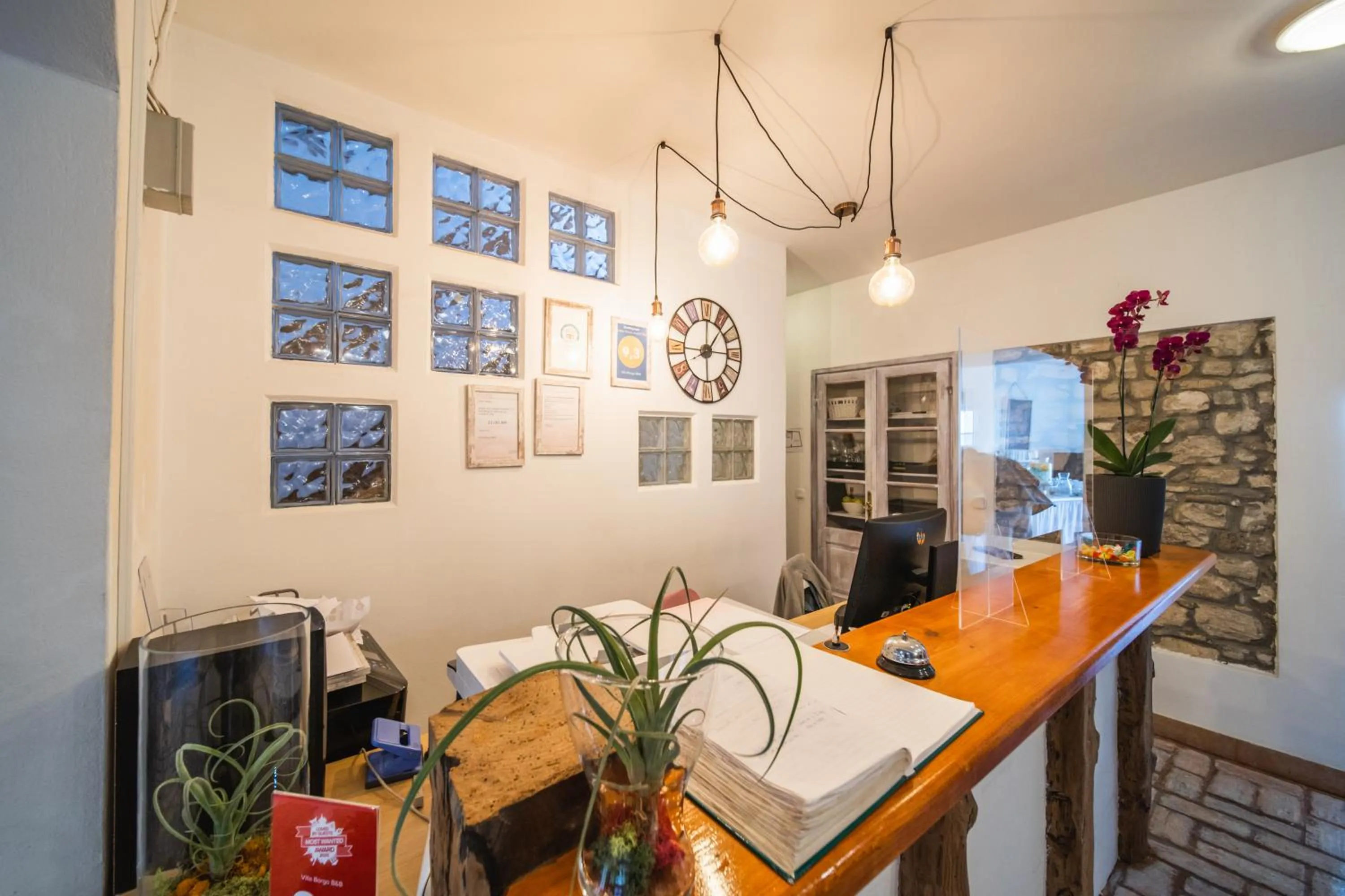 Lobby or reception in Villa Borgo B&B