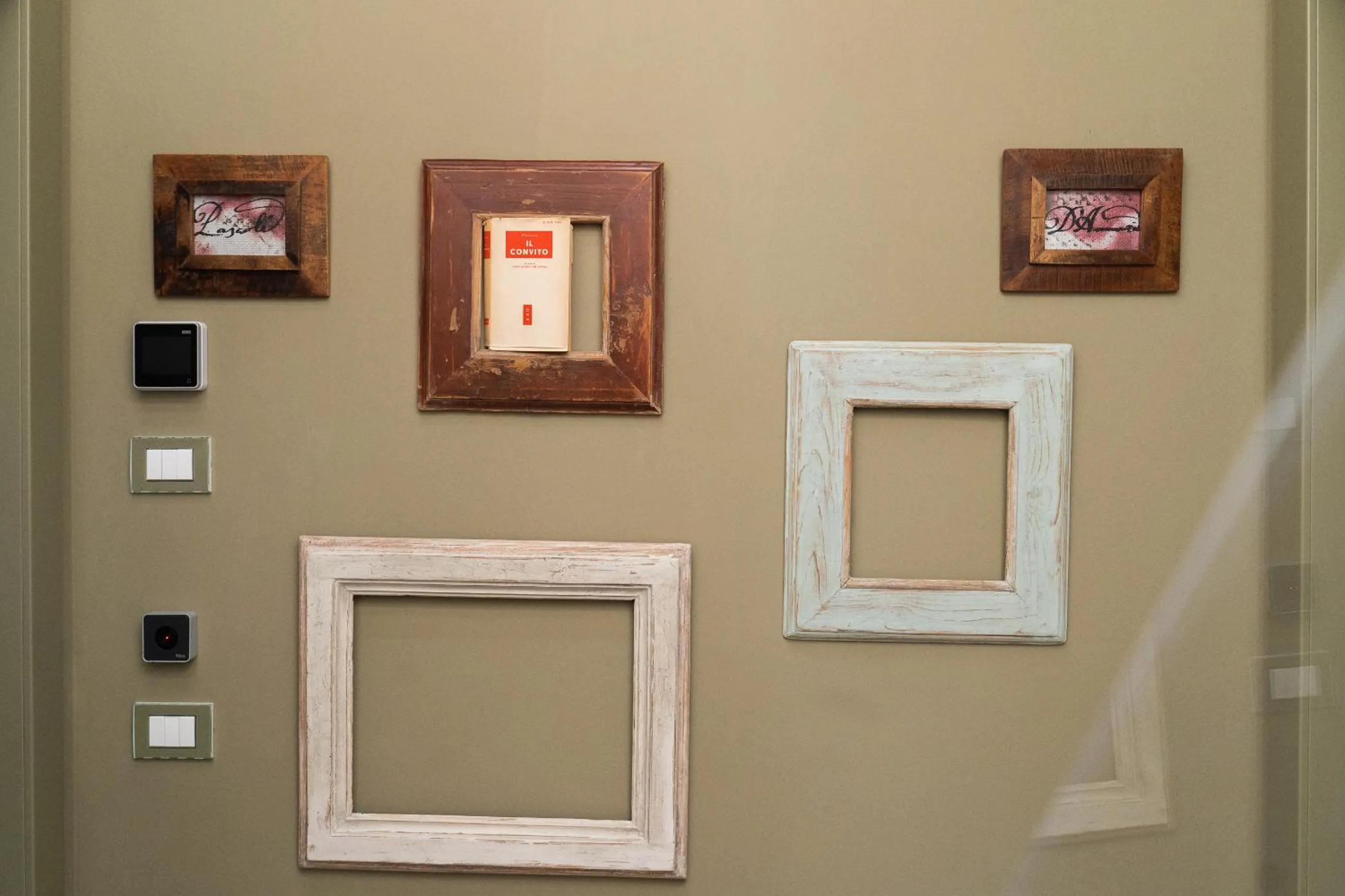 Decorative detail in B&B Dei Poeti