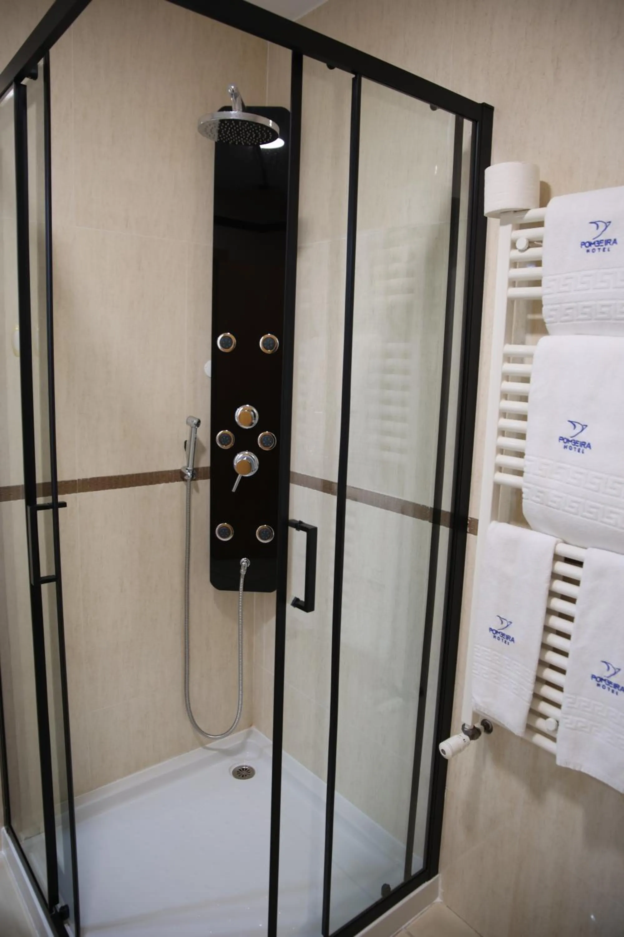 Shower in Hotel Pombeira