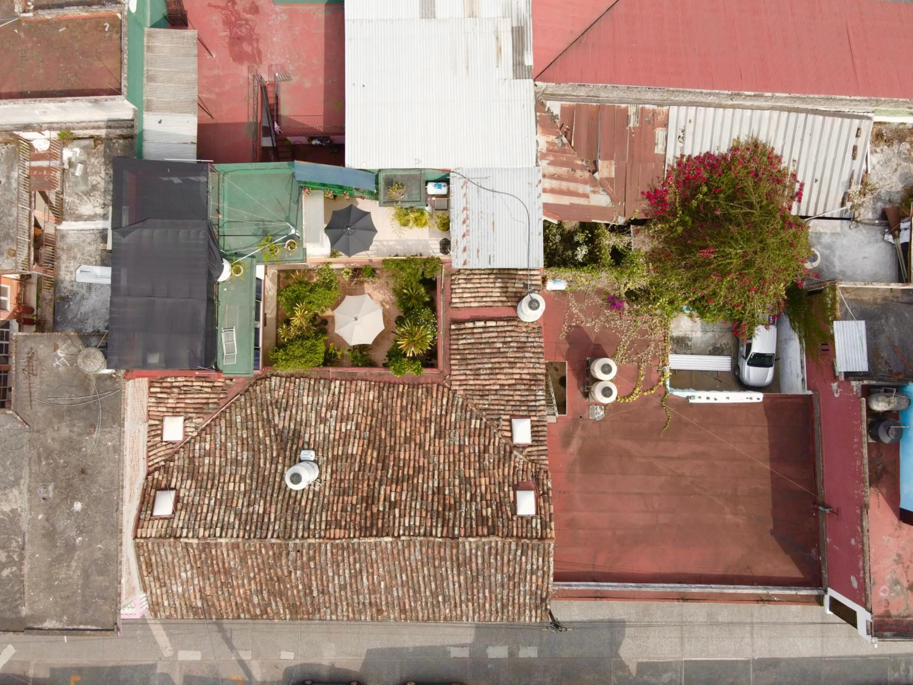 Bird's eye view in Posada Galeria Alberto Sedas