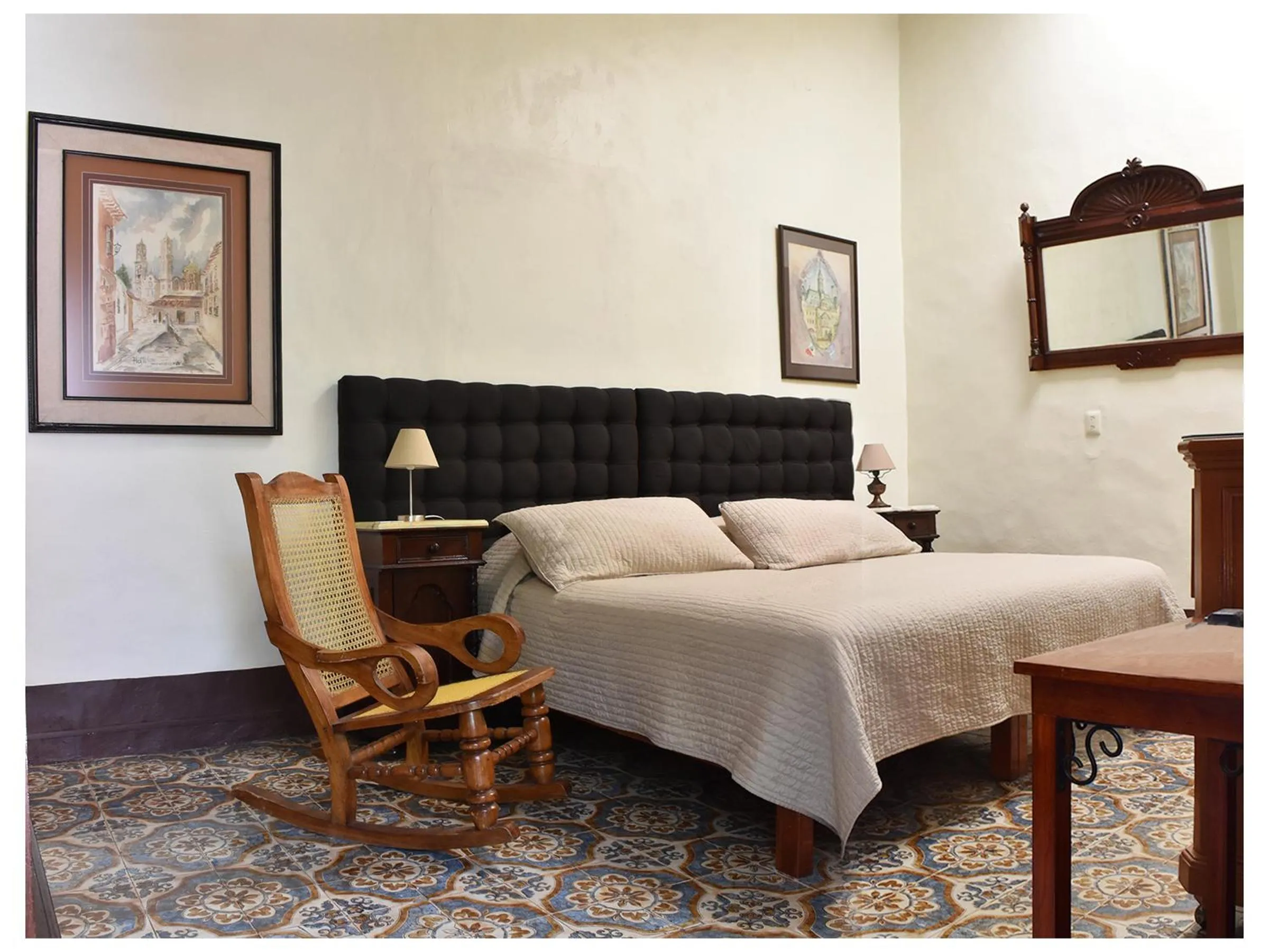 Bedroom, Bed in Posada Galeria Alberto Sedas