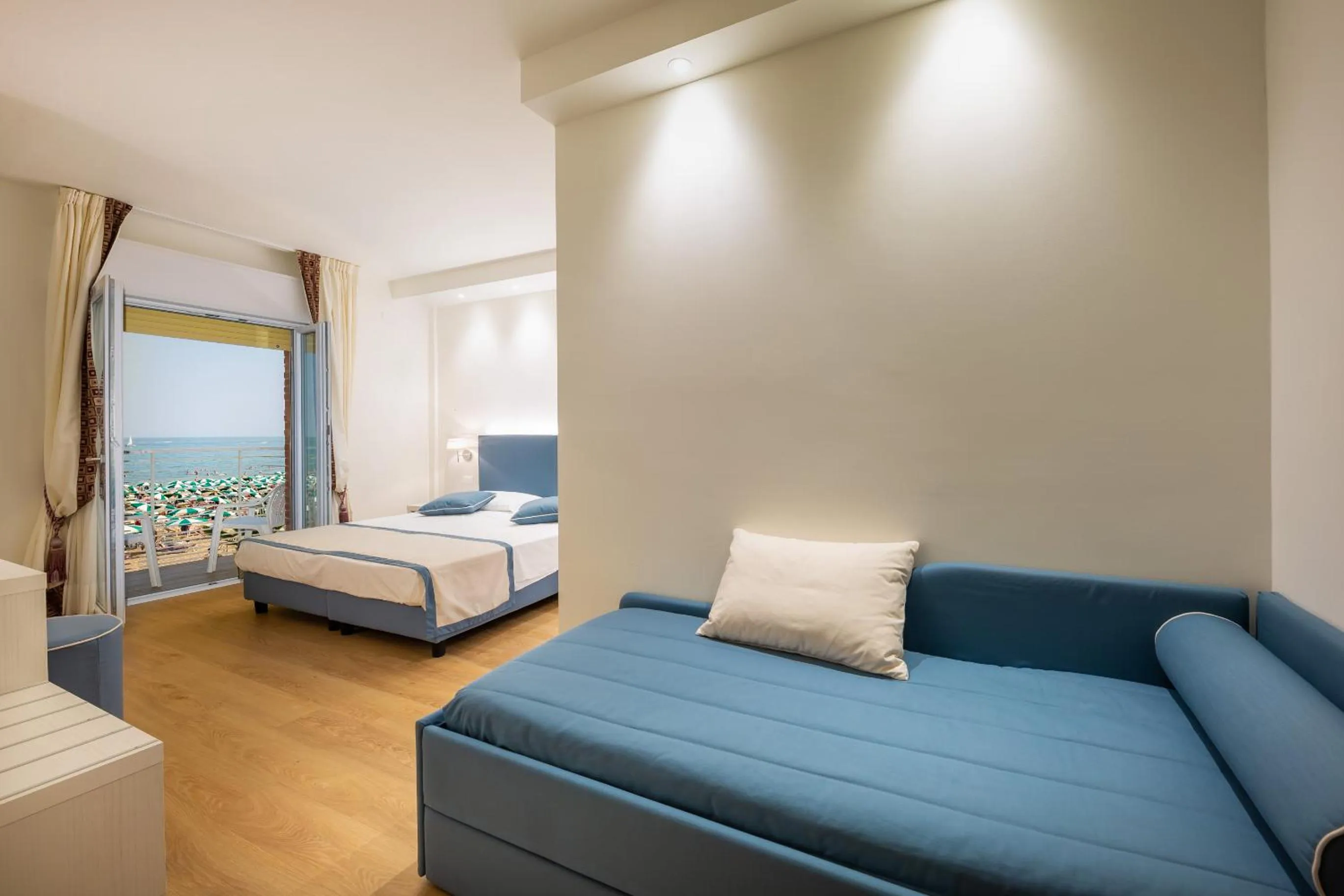 Bed in Hotel Ariston