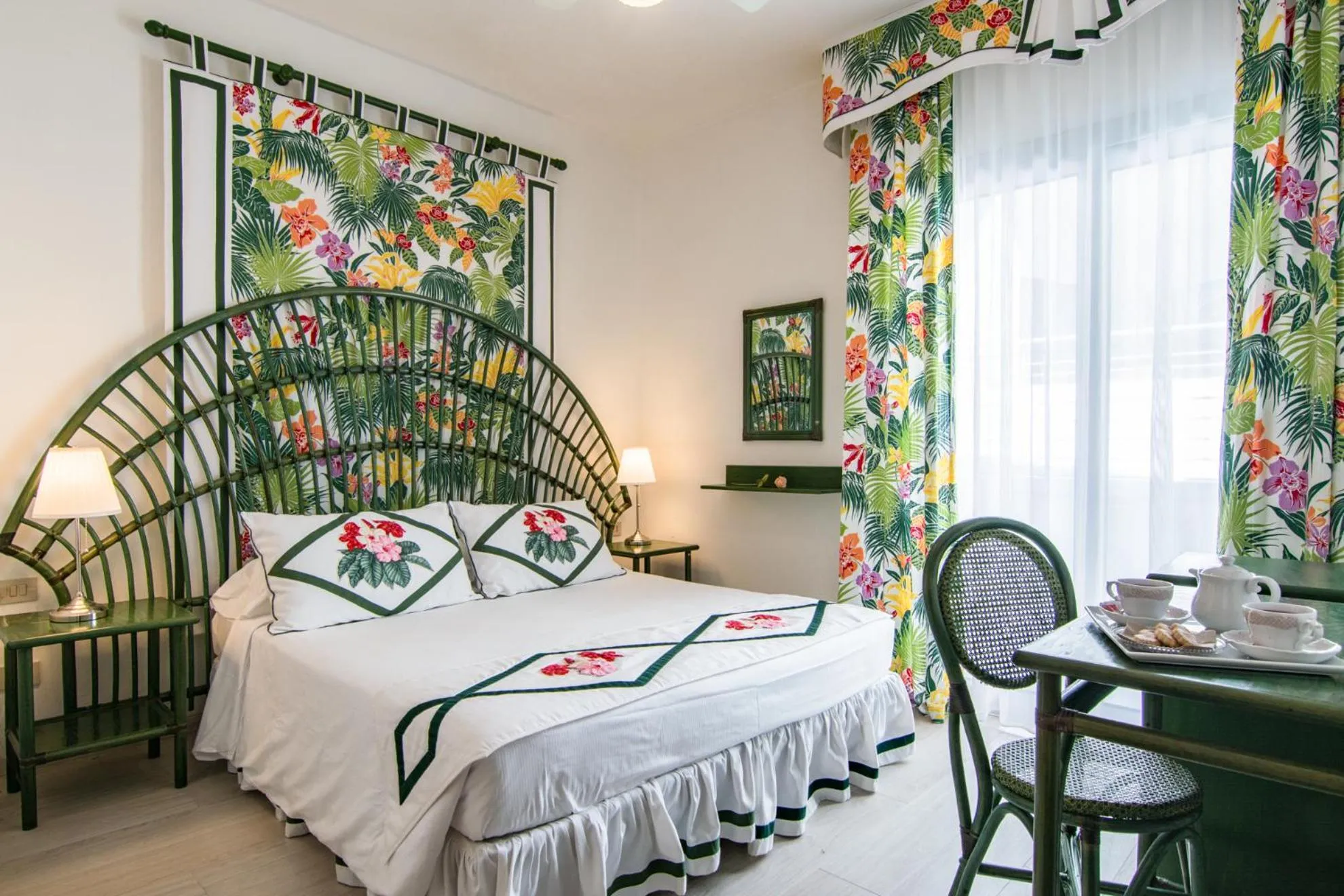 Bed in Hotel Doriana