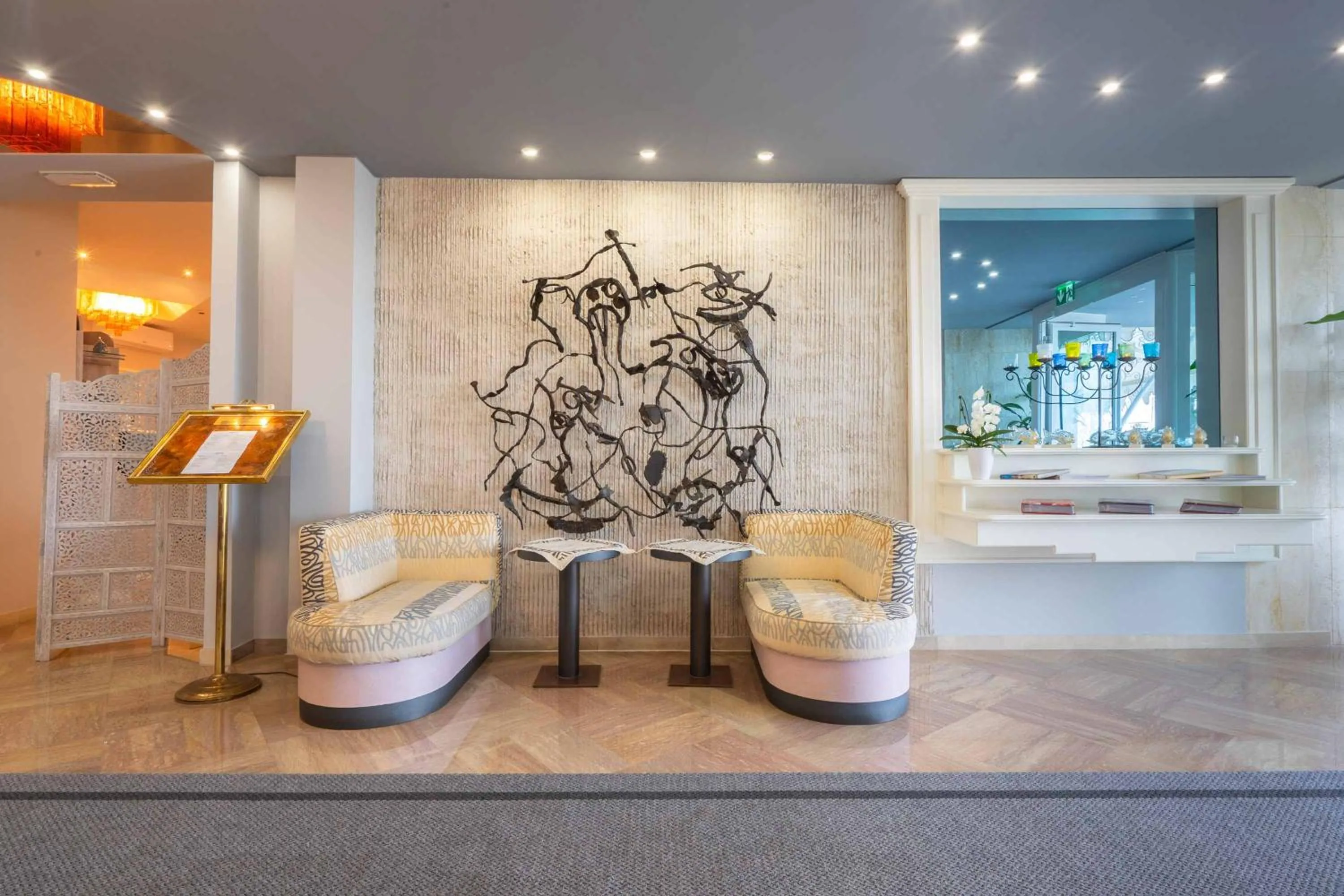 Lobby or reception in Hotel Doriana