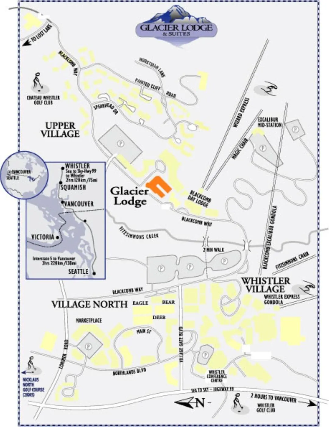 Bright Suite at Ski In/Out Glacier Lodge!