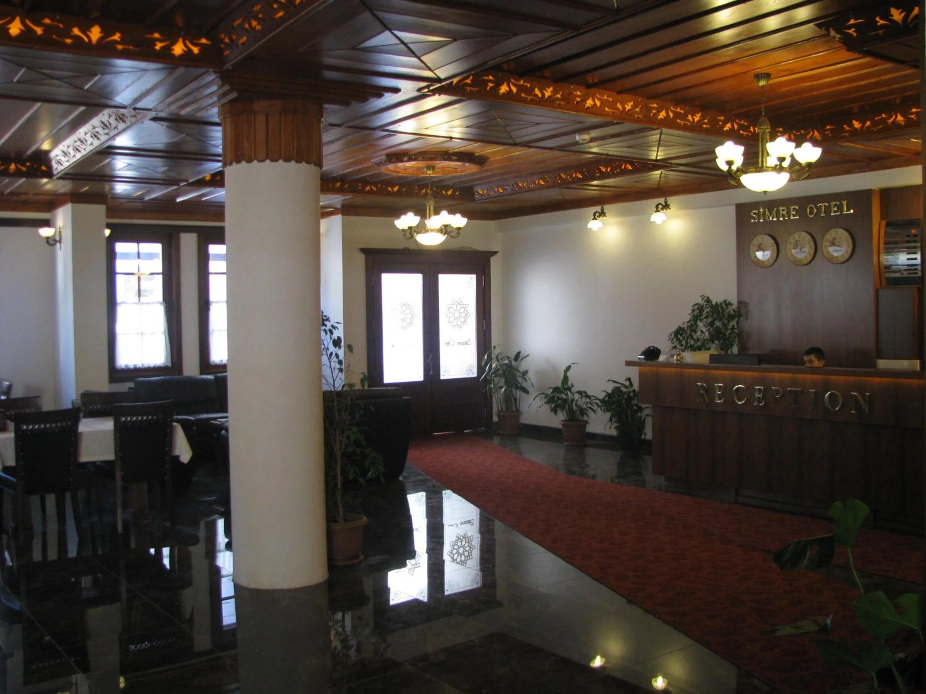 Lobby or reception in Simre Hotel