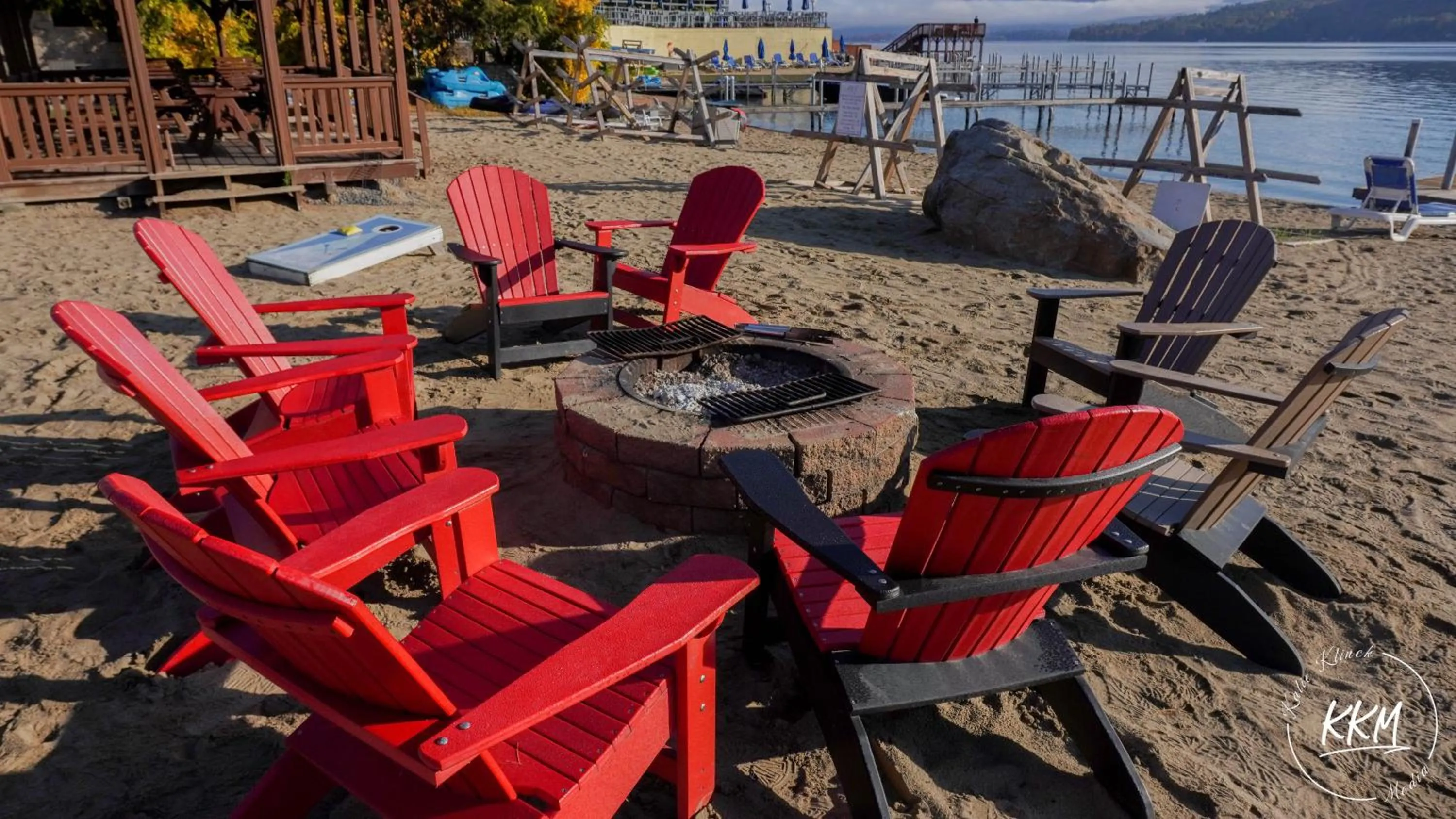Seating area in Marine Village Resort