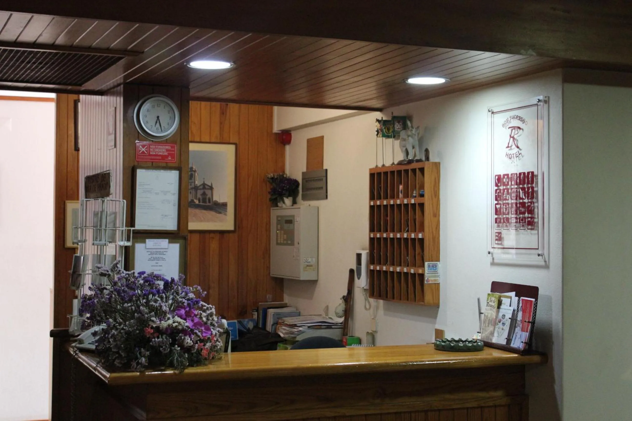 Lobby or reception in Hotel Bom Sucesso