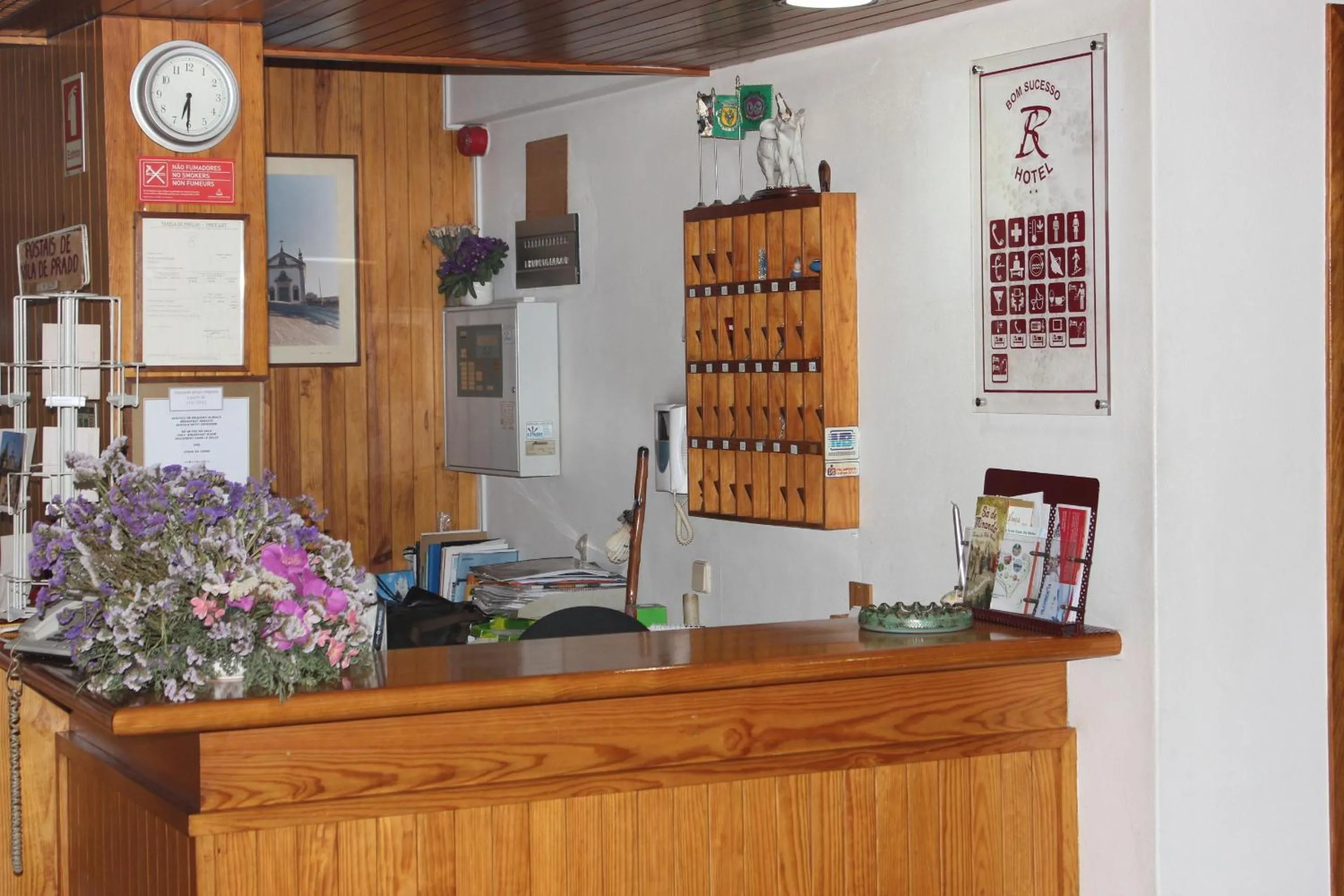 Lobby or reception in Hotel Bom Sucesso