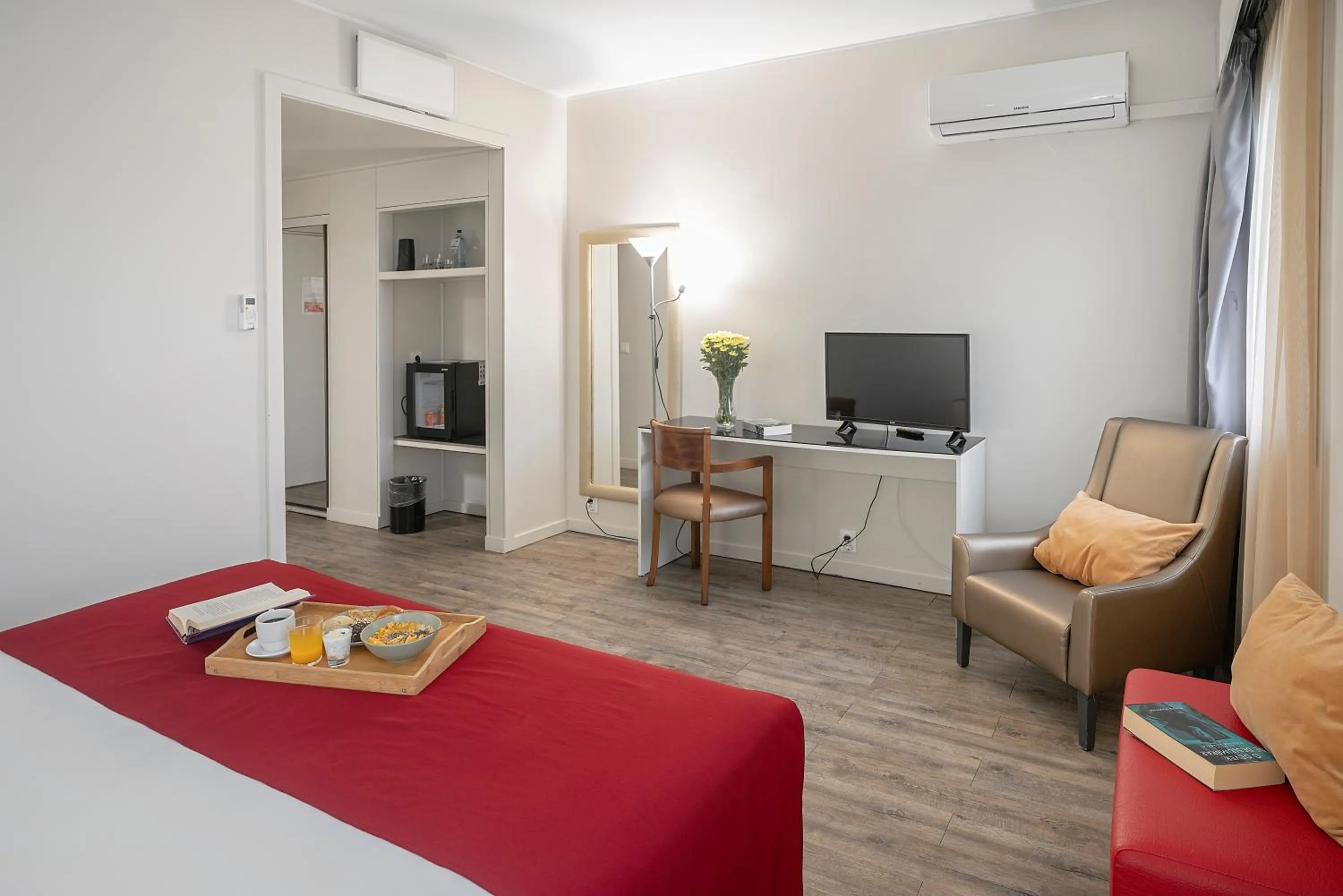 Bed in Hotel Estacão - Braga