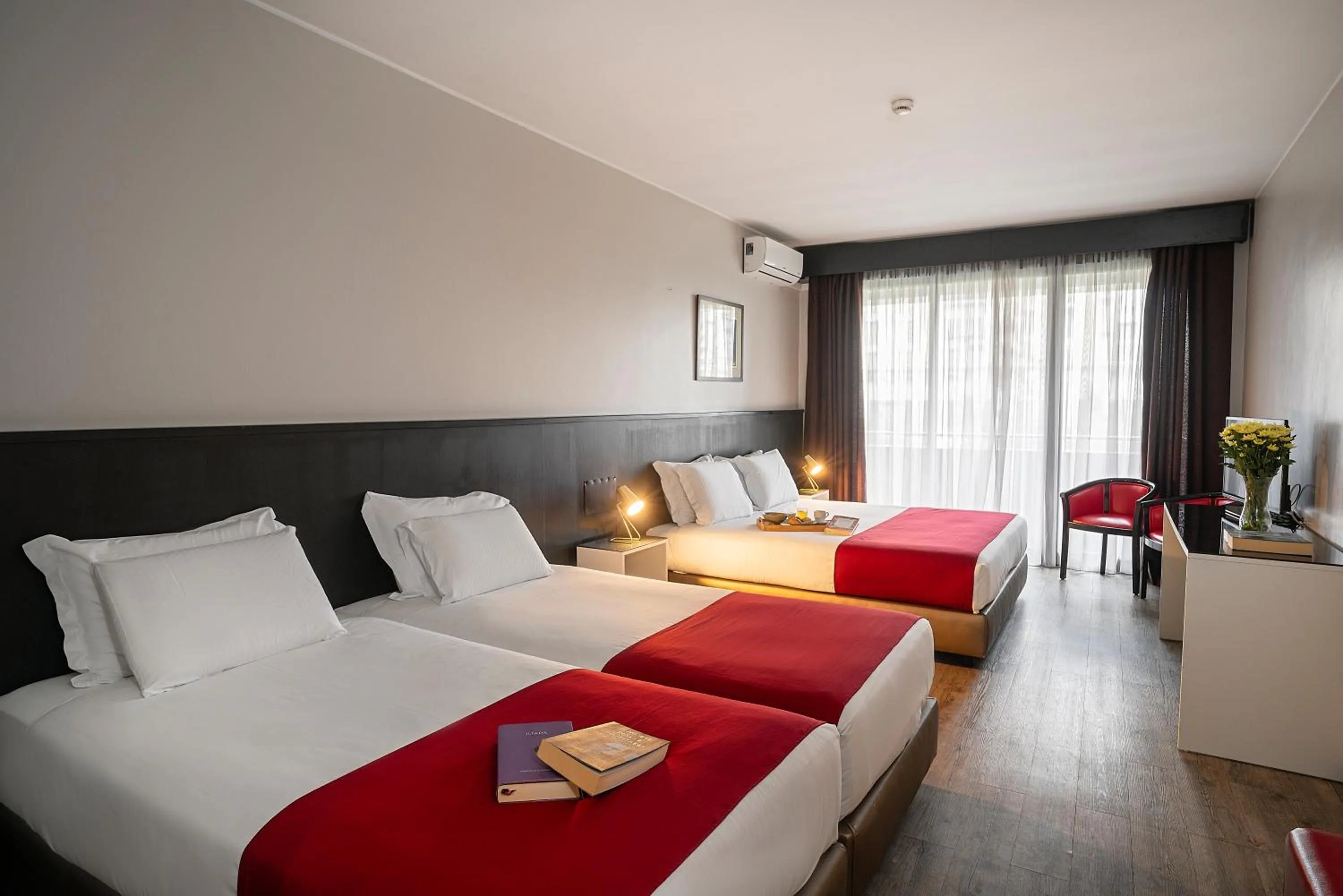 Bed in Hotel Estacão - Braga