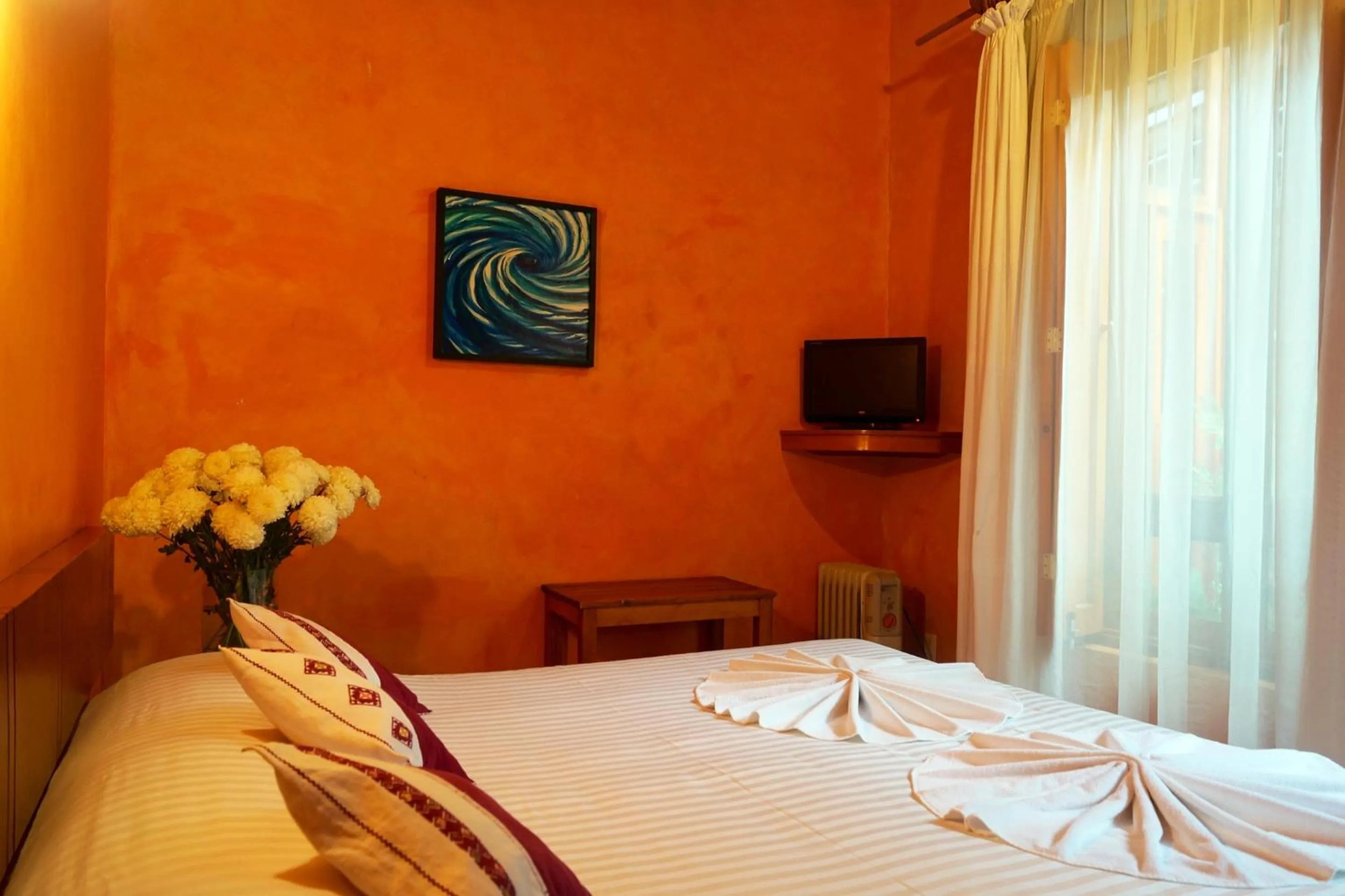 Bed in Hotel Posada El Paraíso