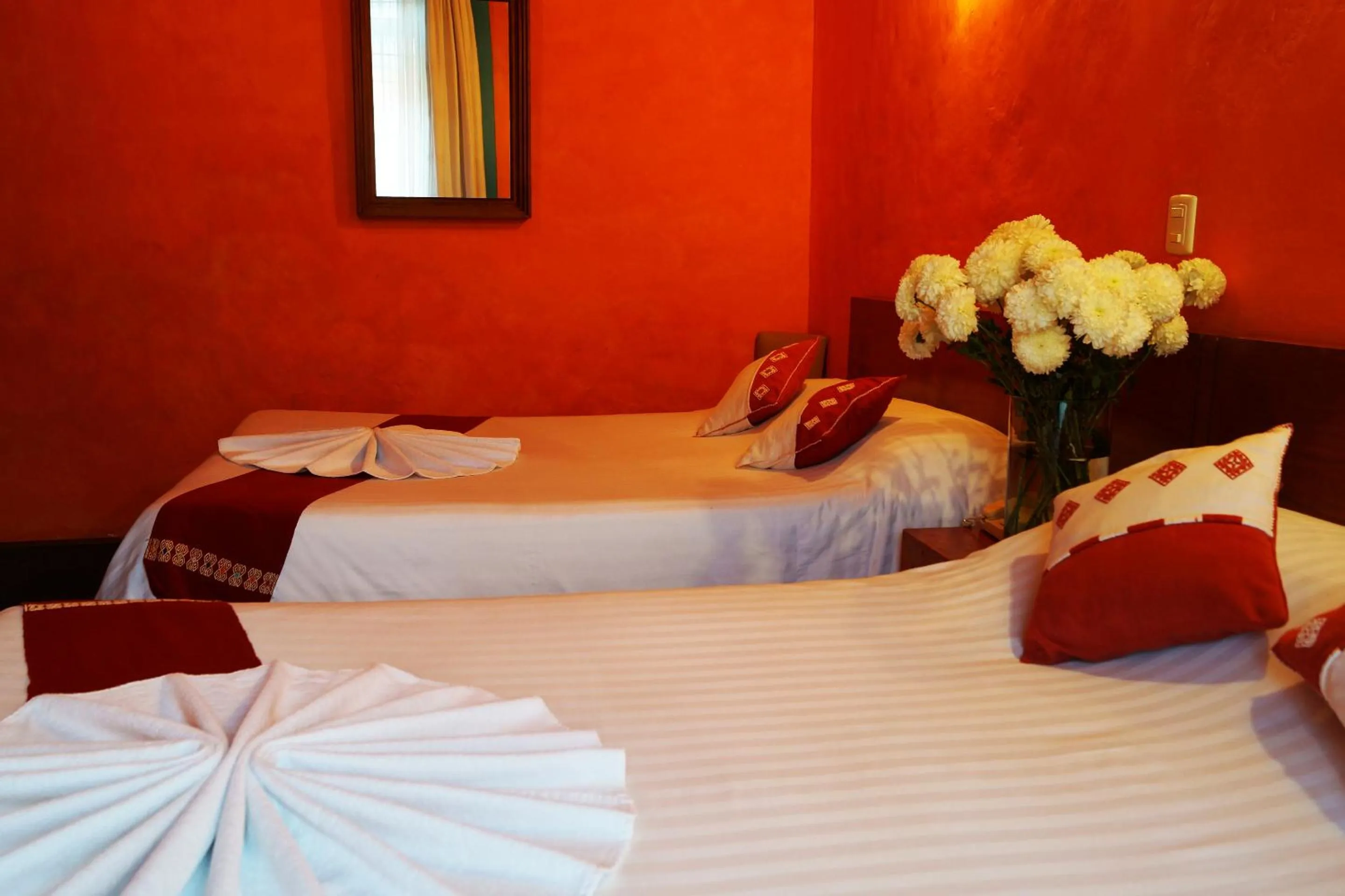 Bed in Hotel Posada El Paraíso