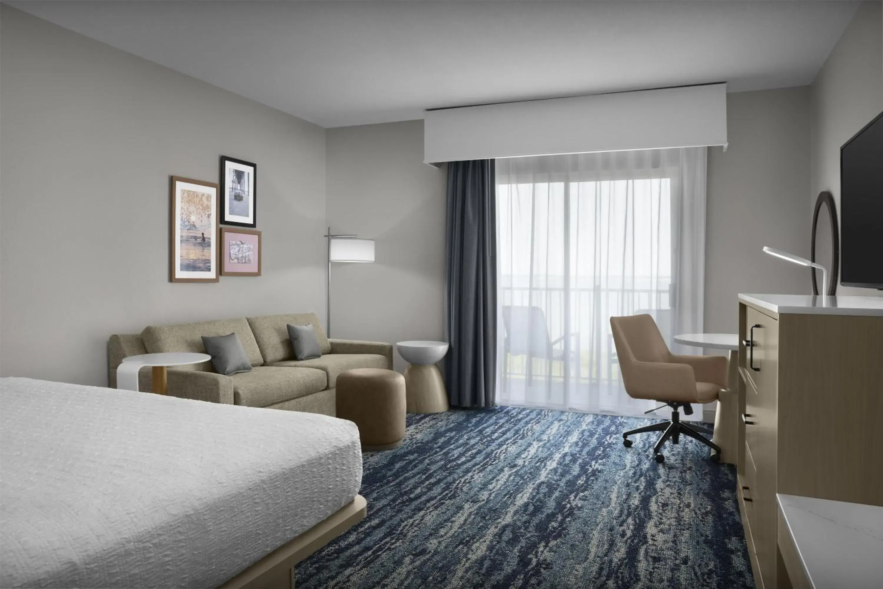 King Room - Disability Access/Non-Smoking in Hampton Inn & Suites Ocean City Bayfront-Convention Center King Room - Disability Access/Non-Smoking in Hampton Inn & Suites Ocean City Bayfront-Convention Center