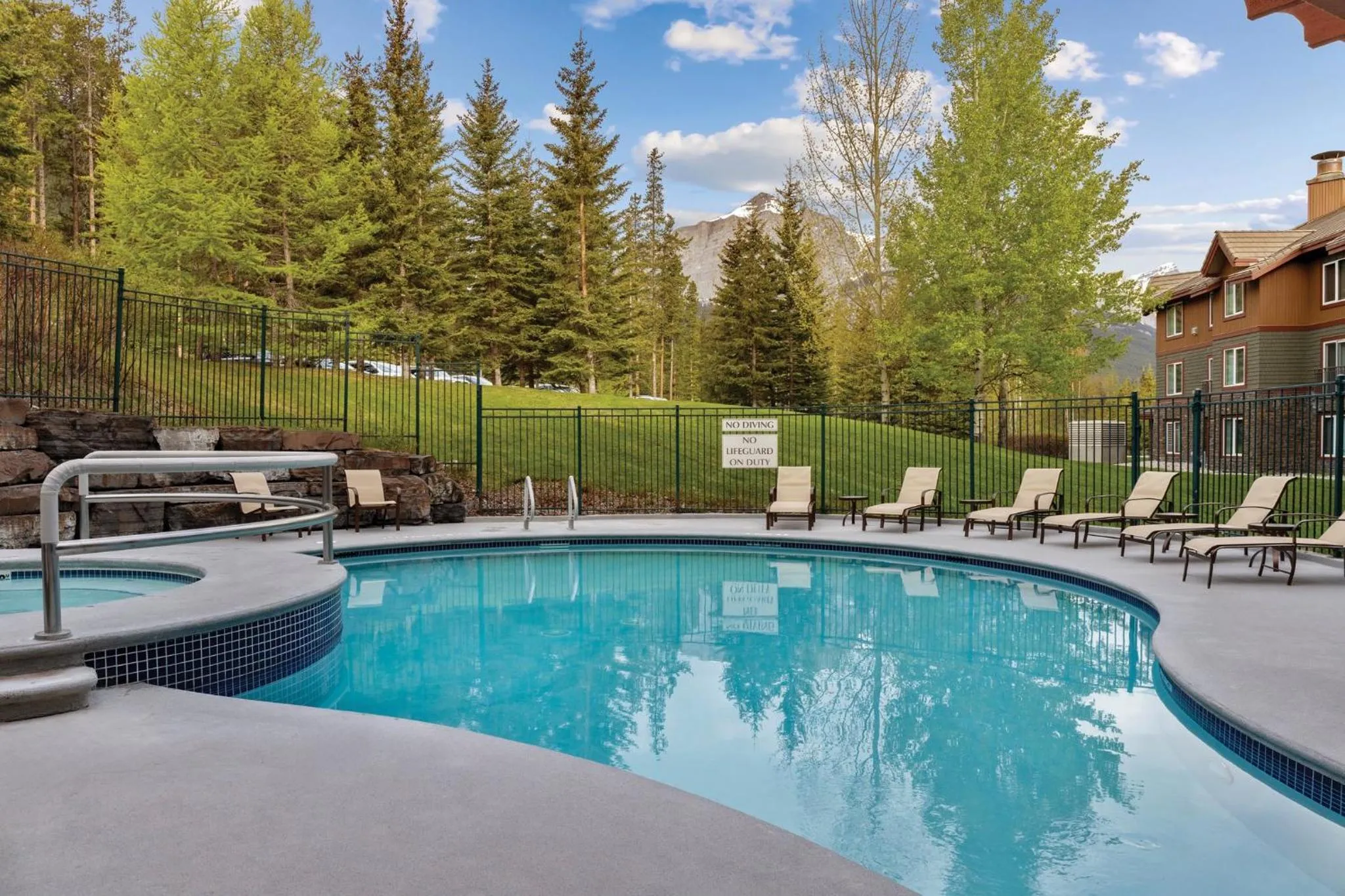 Swimming pool in WorldMark Canmore-Banff