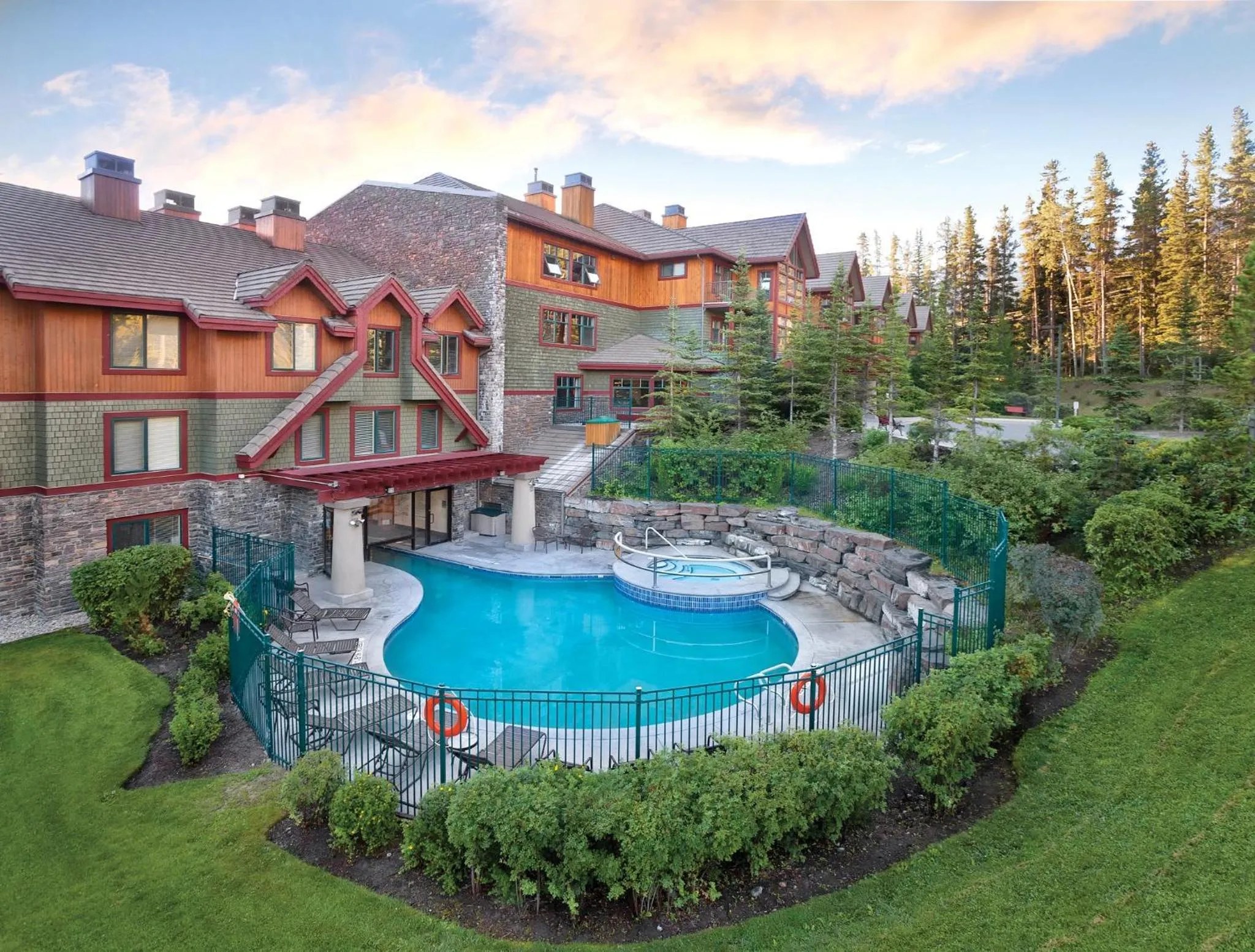 Swimming pool in WorldMark Canmore-Banff