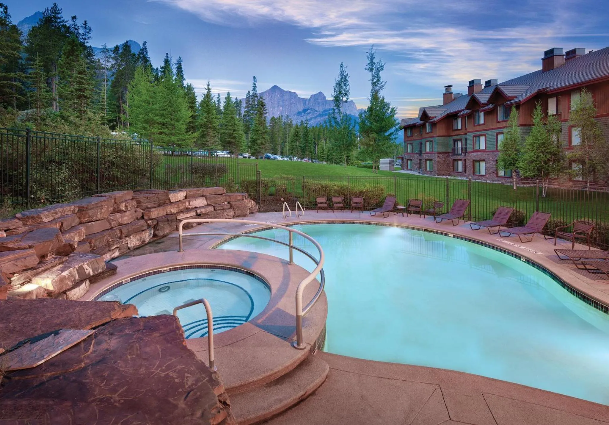 Swimming pool in WorldMark Canmore-Banff