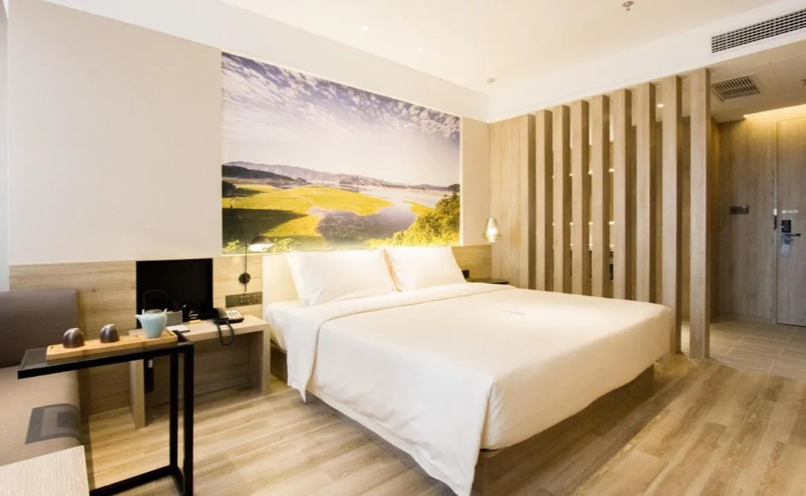 Bed in Atour Hotel Shenyang Hunnan Olympic Sports Center