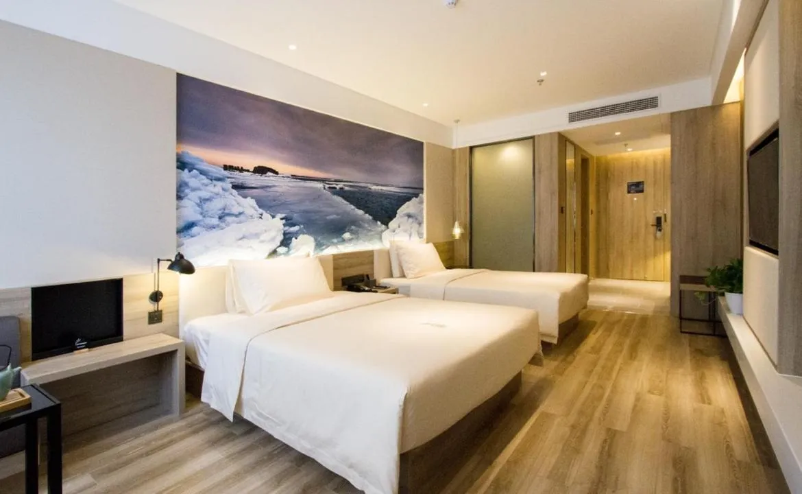Bed in Atour Hotel Shenyang Hunnan Olympic Sports Center