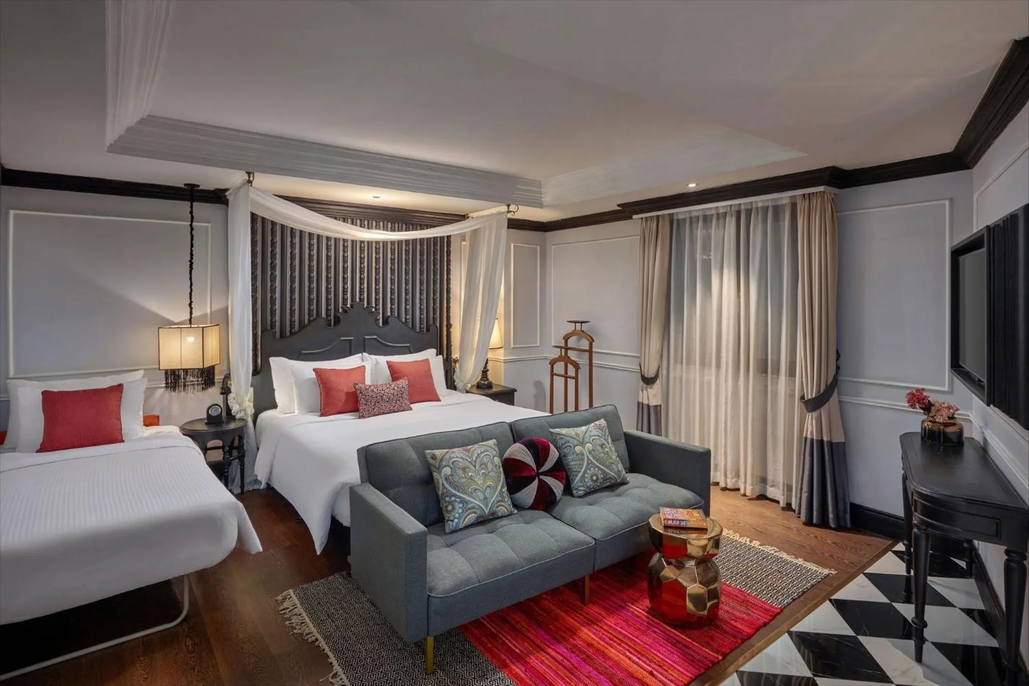 Bed in Aira Boutique Hanoi Hotel & Spa