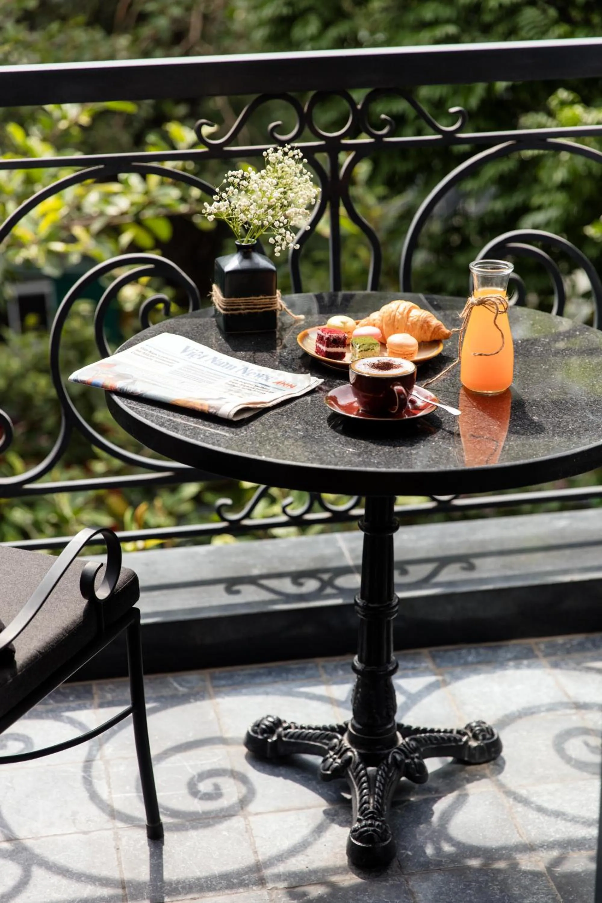 Balcony/Terrace in Aira Boutique Hanoi Hotel & Spa