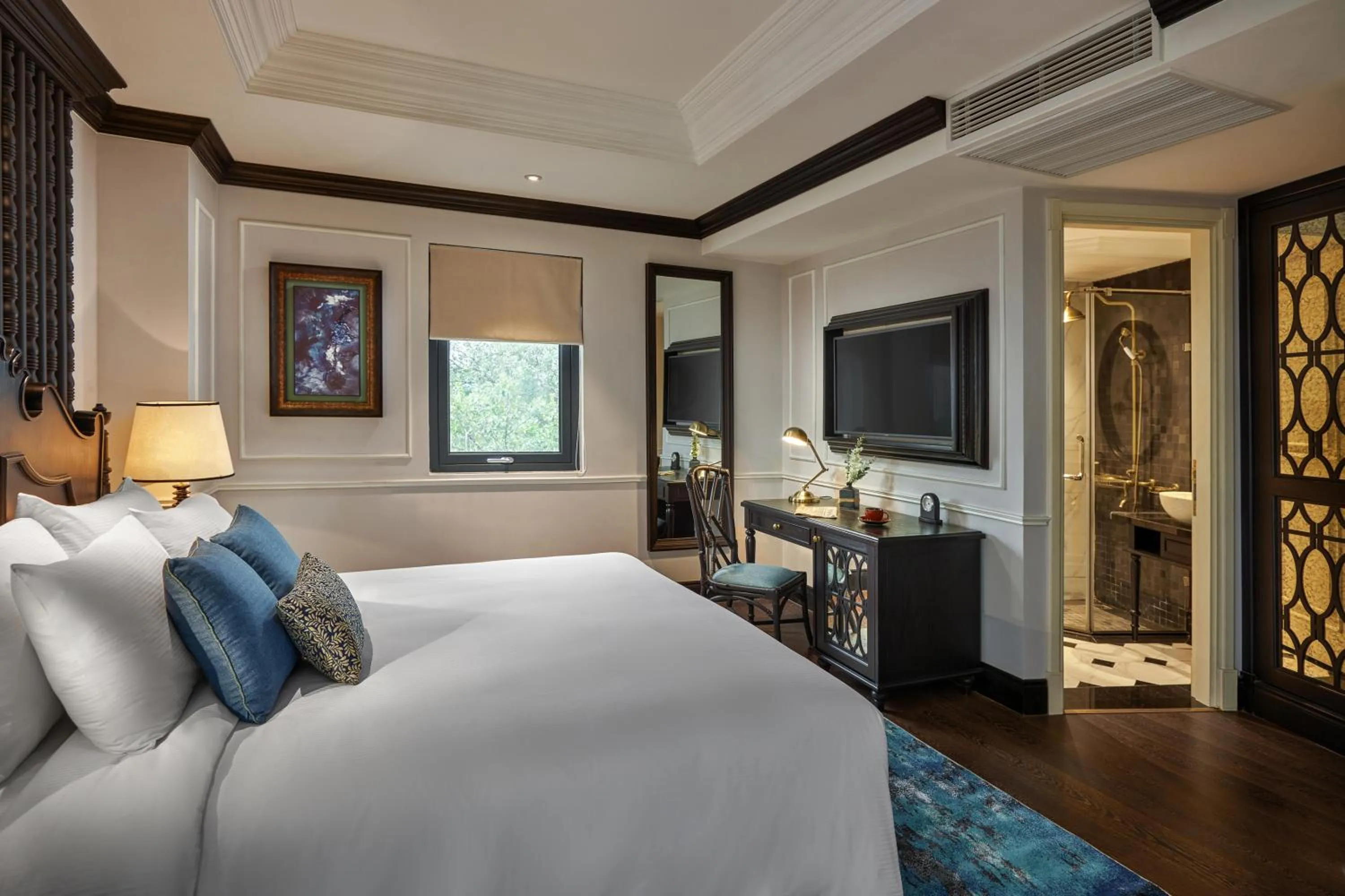 Bed in Aira Boutique Hanoi Hotel & Spa