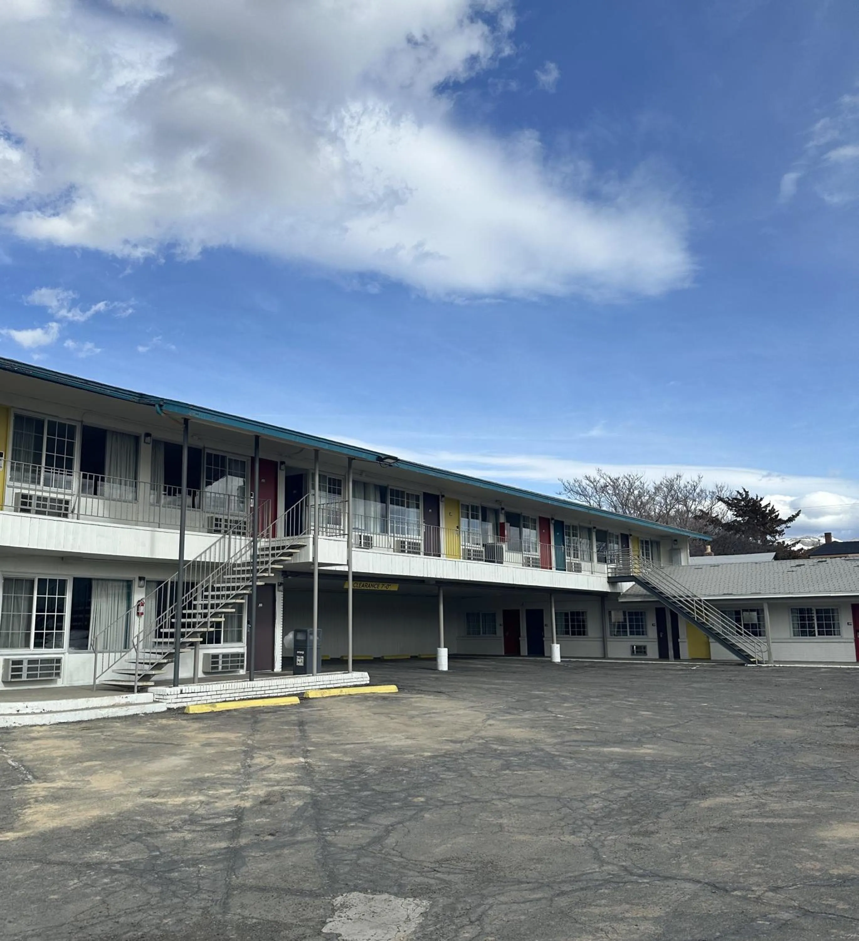 Property building in Americas Best Value Inn Winnemucca