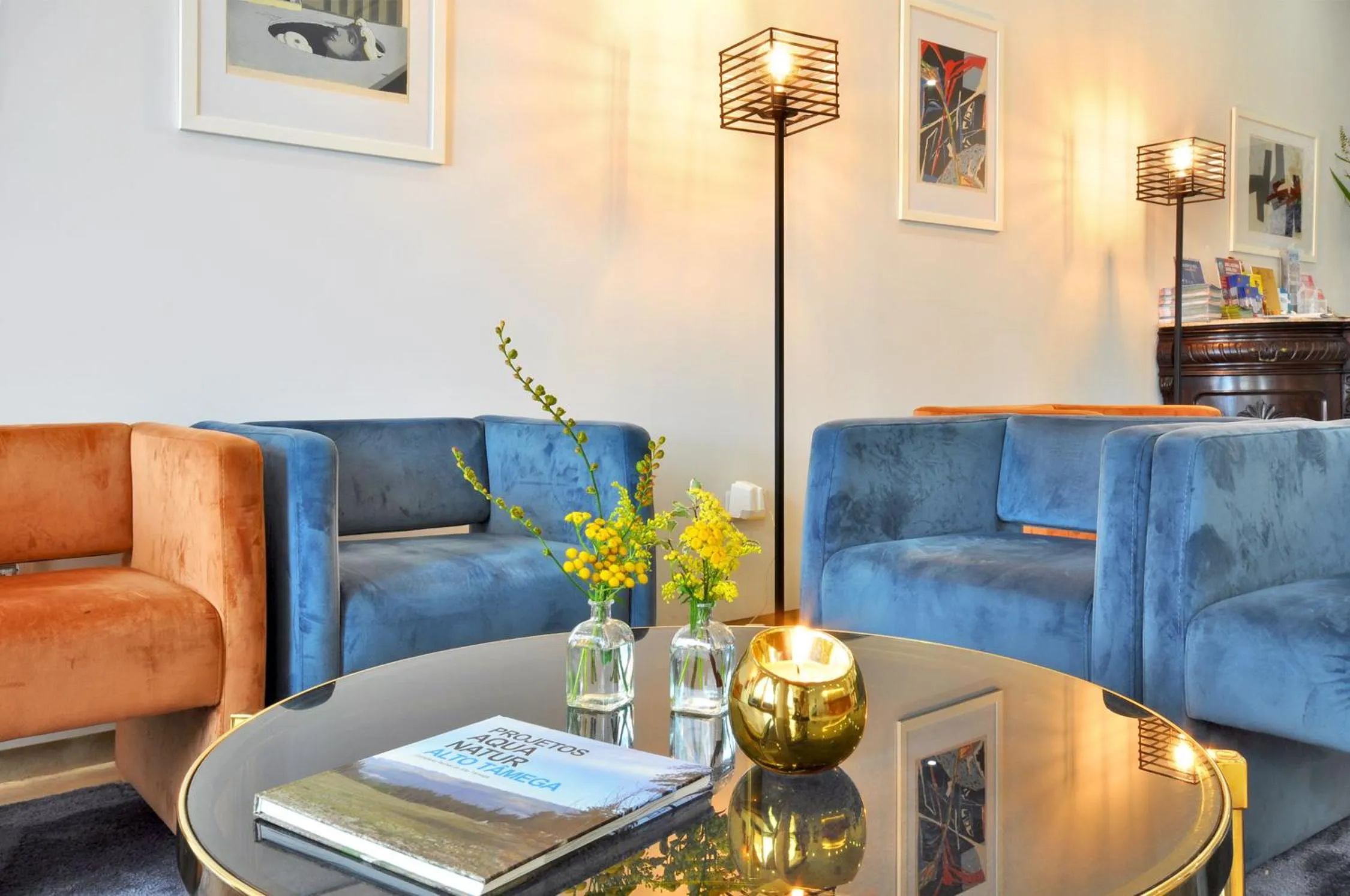 Lobby or reception in Porto Domus Hotel