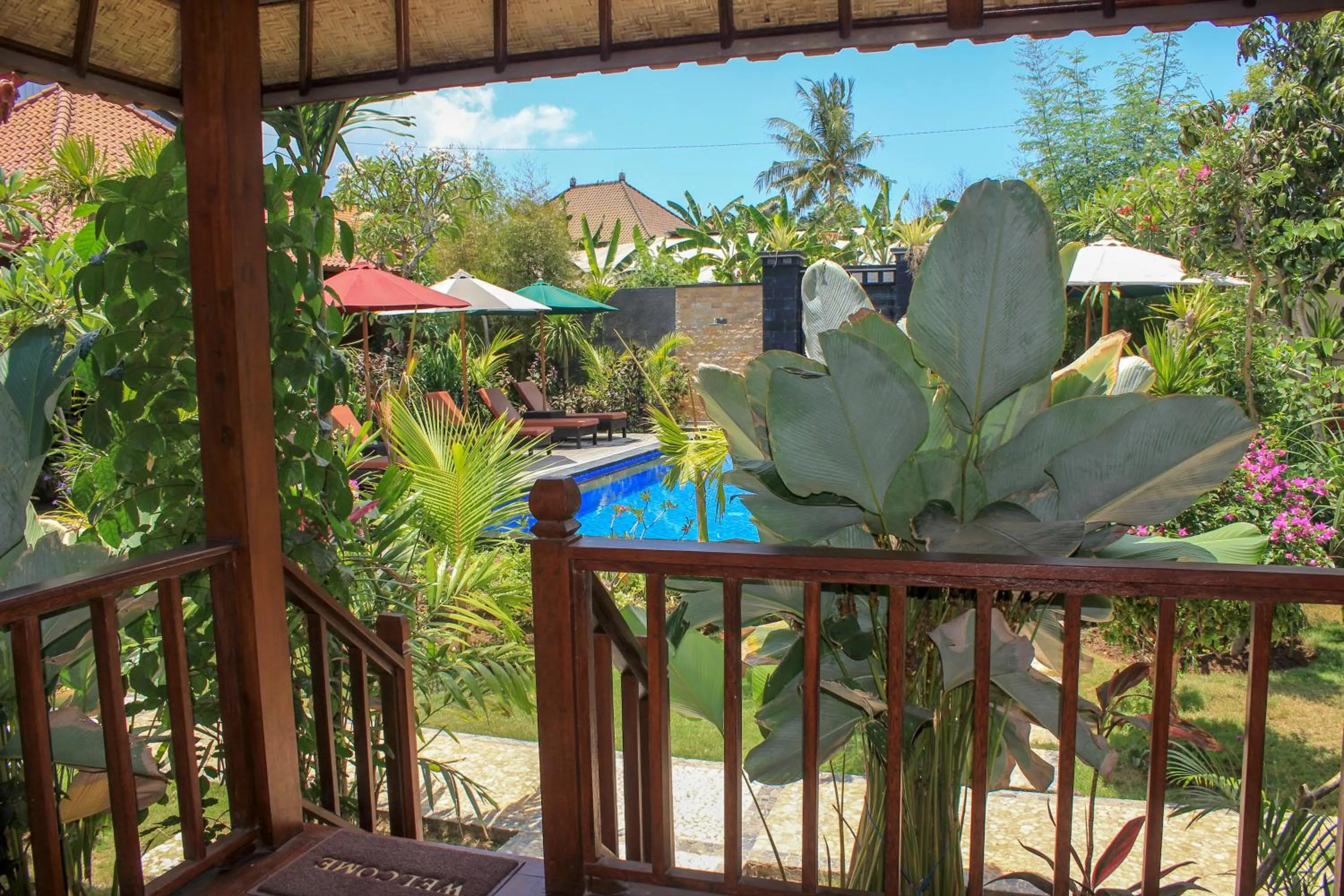 Balcony/Terrace in Pattri Garden Lembongan