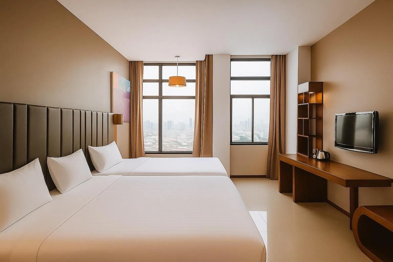 Bedroom, Bed in Grand Howard Hotel Bangkok