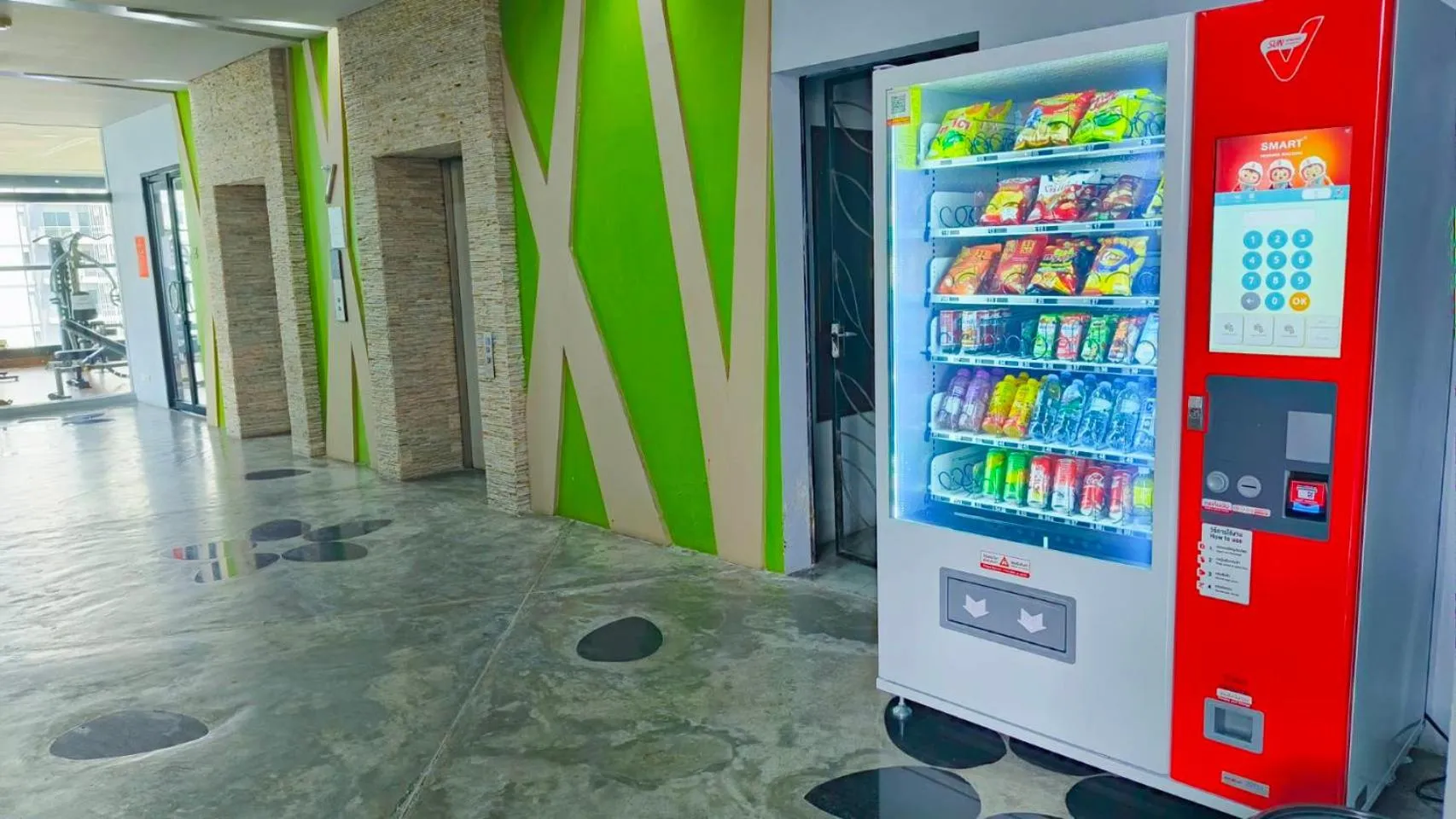 vending machine in Grand Howard Hotel Bangkok