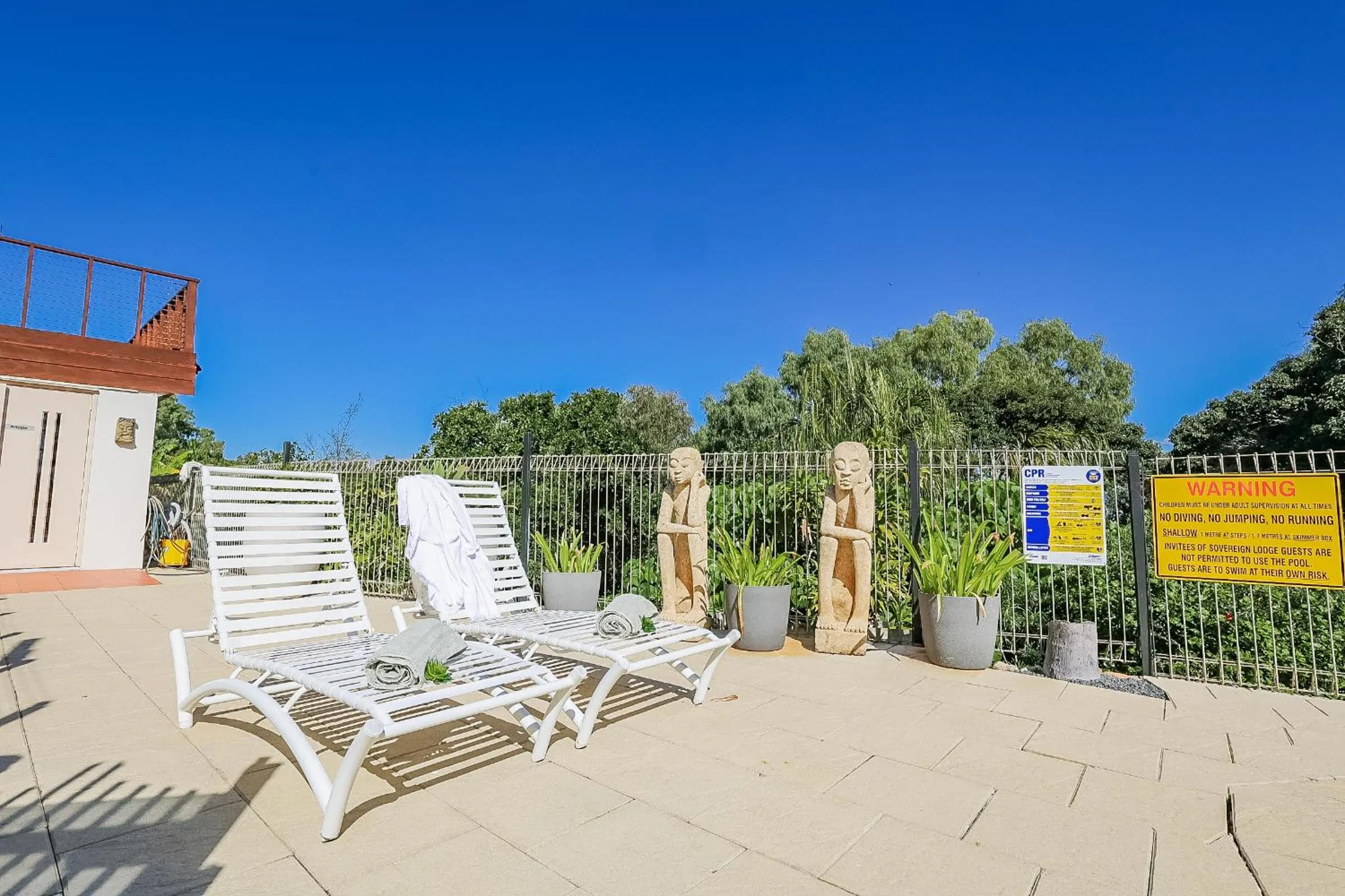 Patio in 1770 Sovereign Lodge Retreat