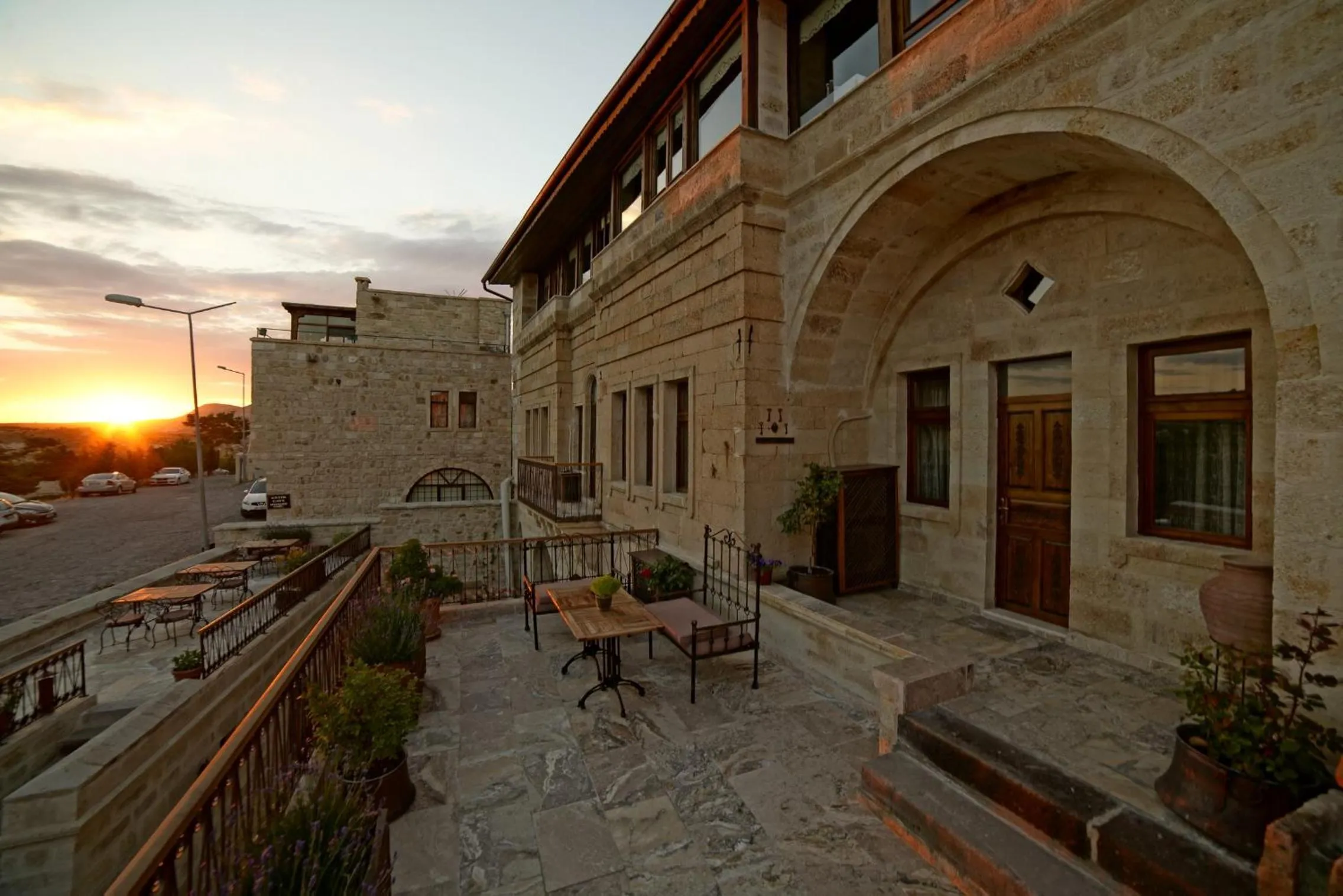Balcony/Terrace in NOSTALJİ CAVE SUİT HOTEL