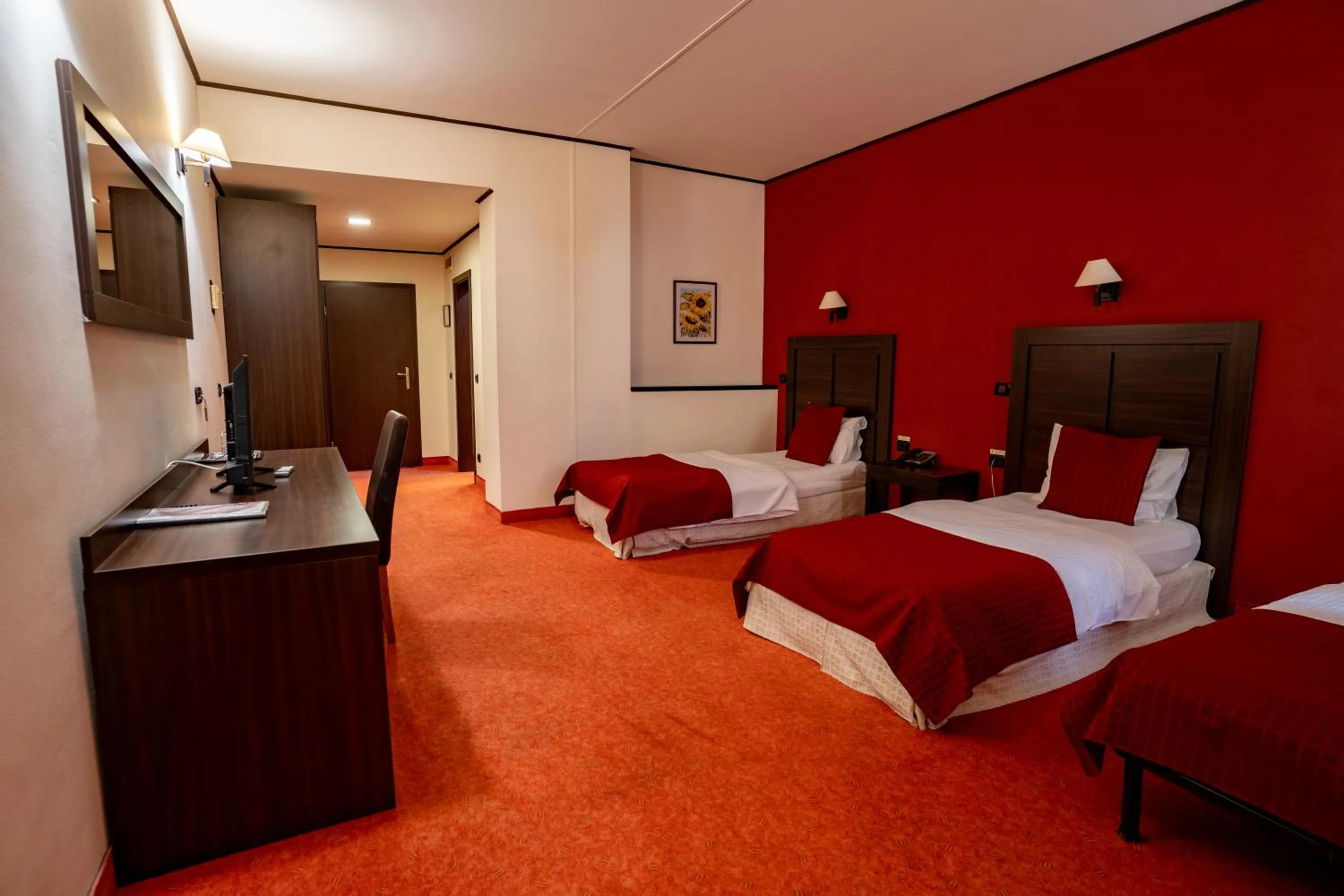 TV and multimedia, Bed in Hotel Aurelia