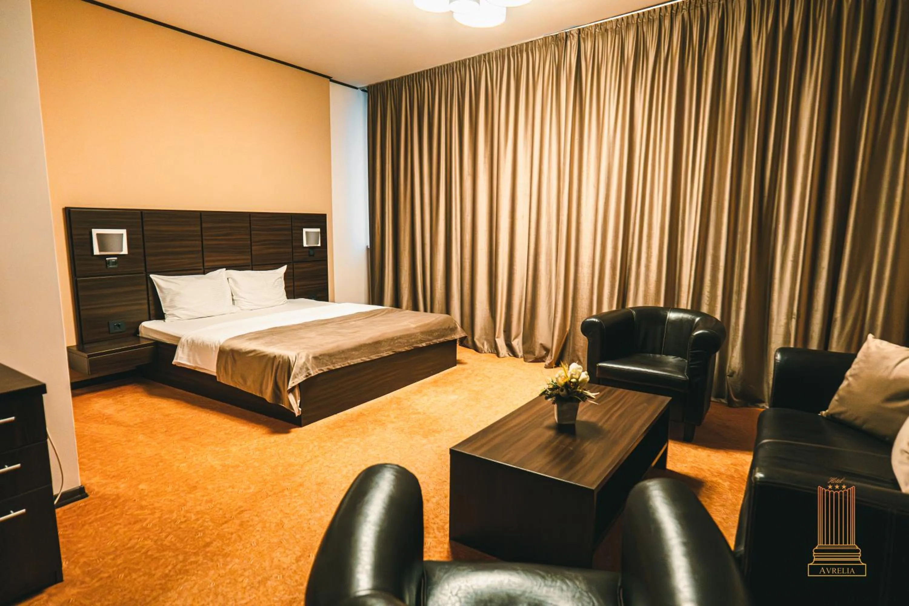 Bed in Hotel Aurelia