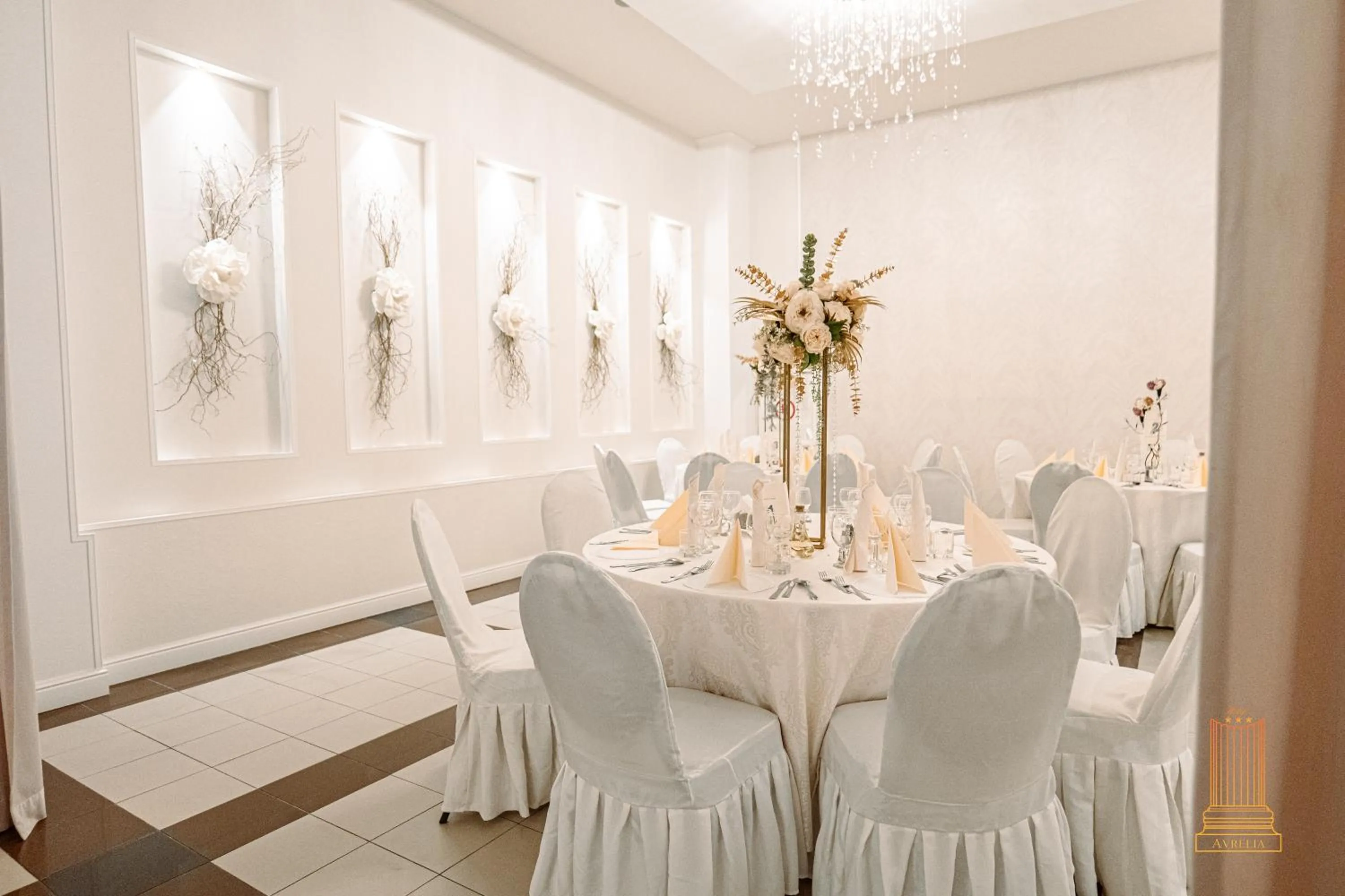 Decorative detail in Hotel Aurelia