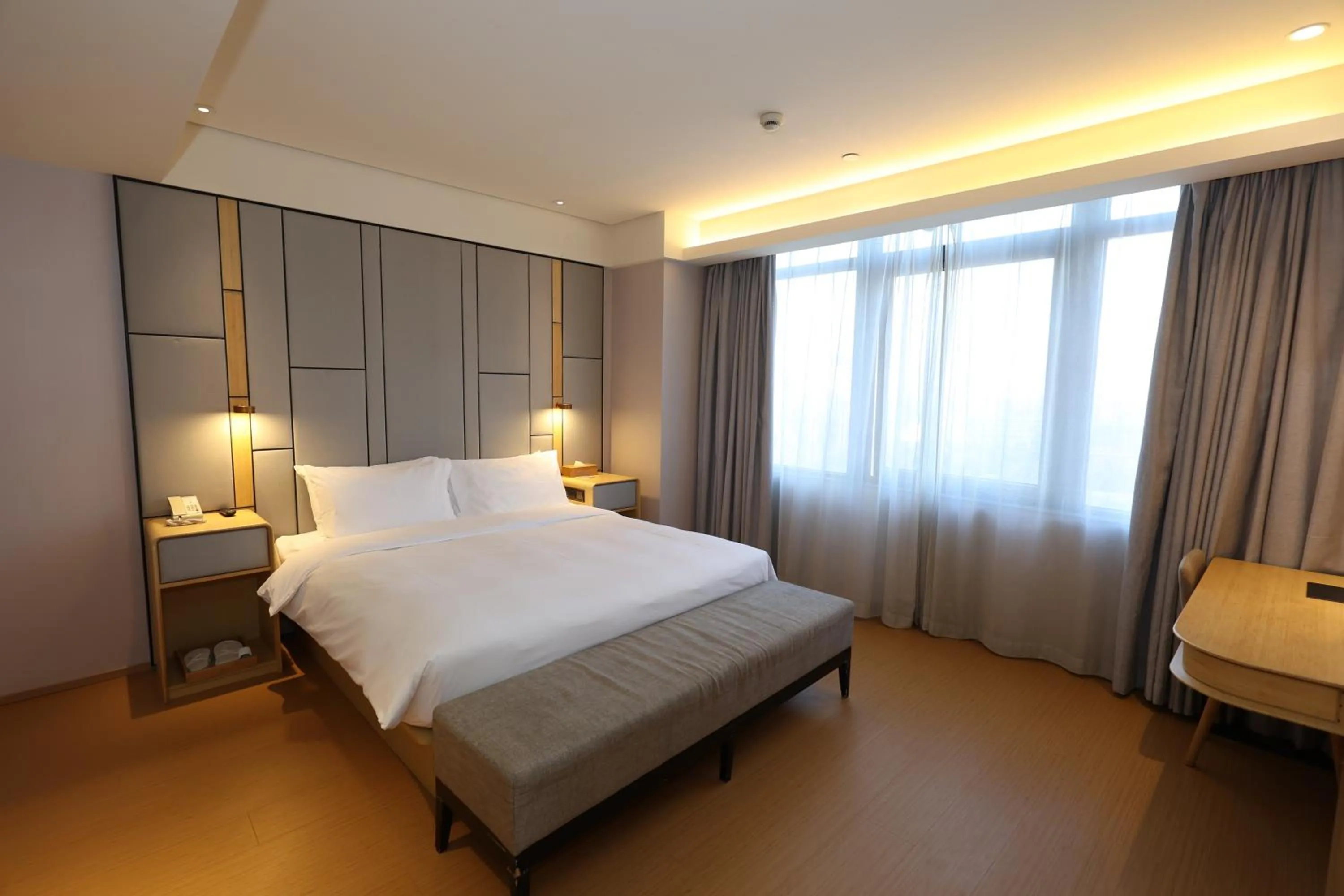 Bed in JI Hotel Shanghai Wujiaochang Shiguang Road