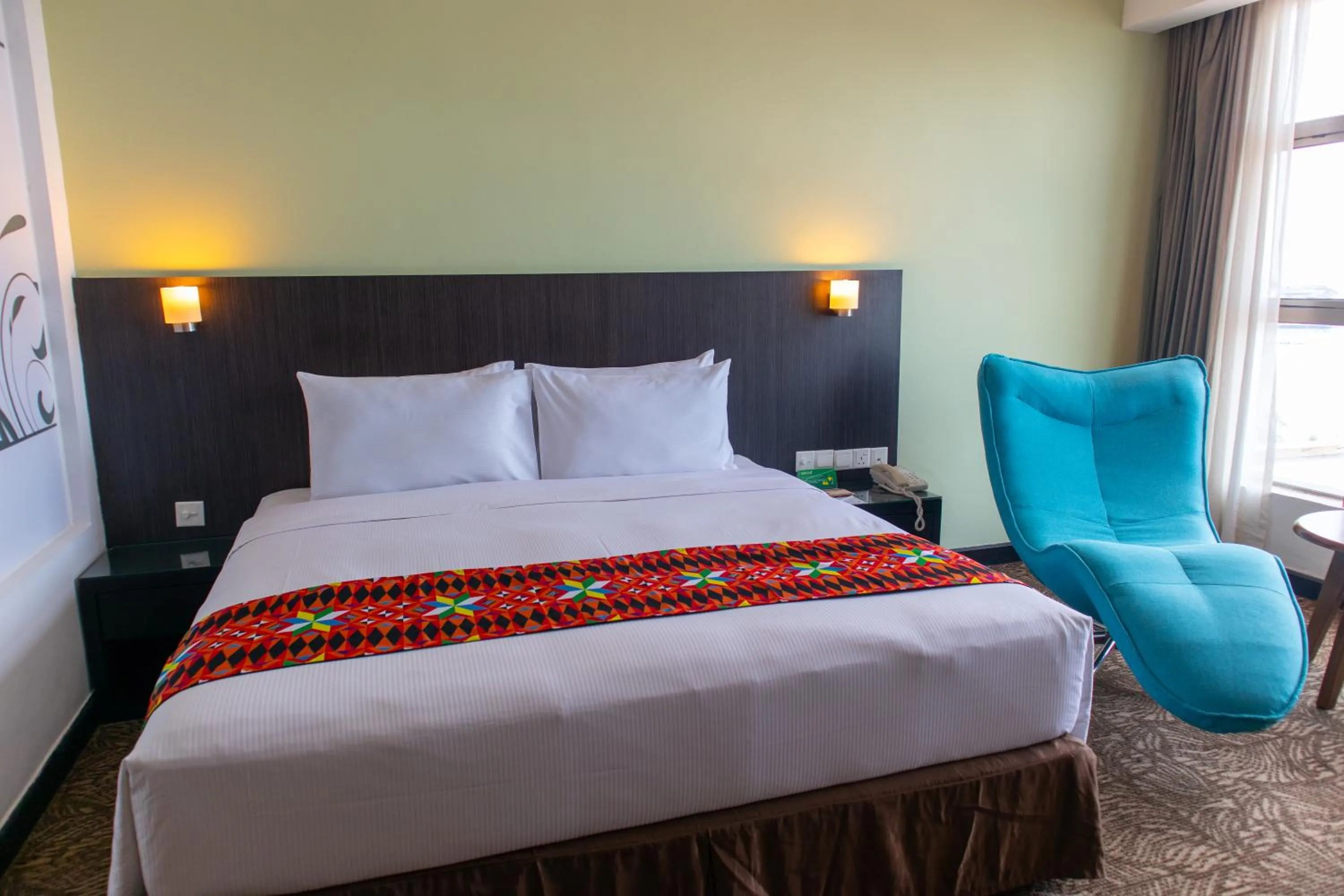 Bed in The Klagan Hotel