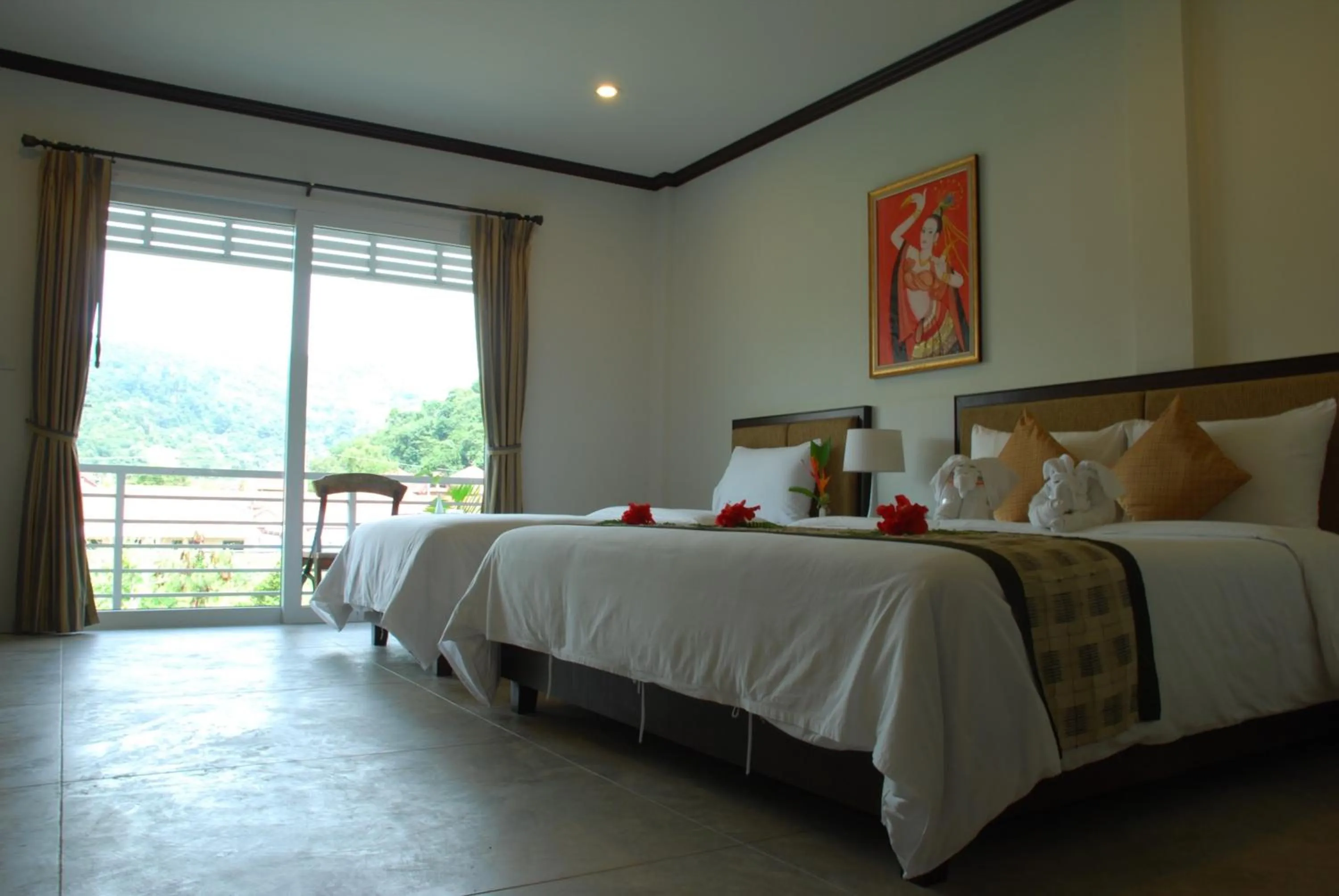 Decorative detail, Bed in Phukamala Suite