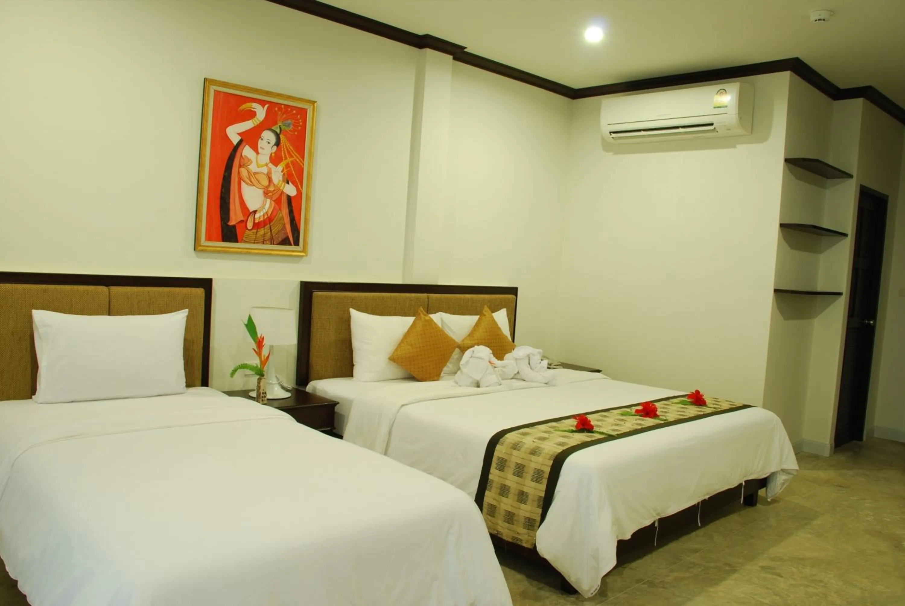 Decorative detail, Bed in Phukamala Suite