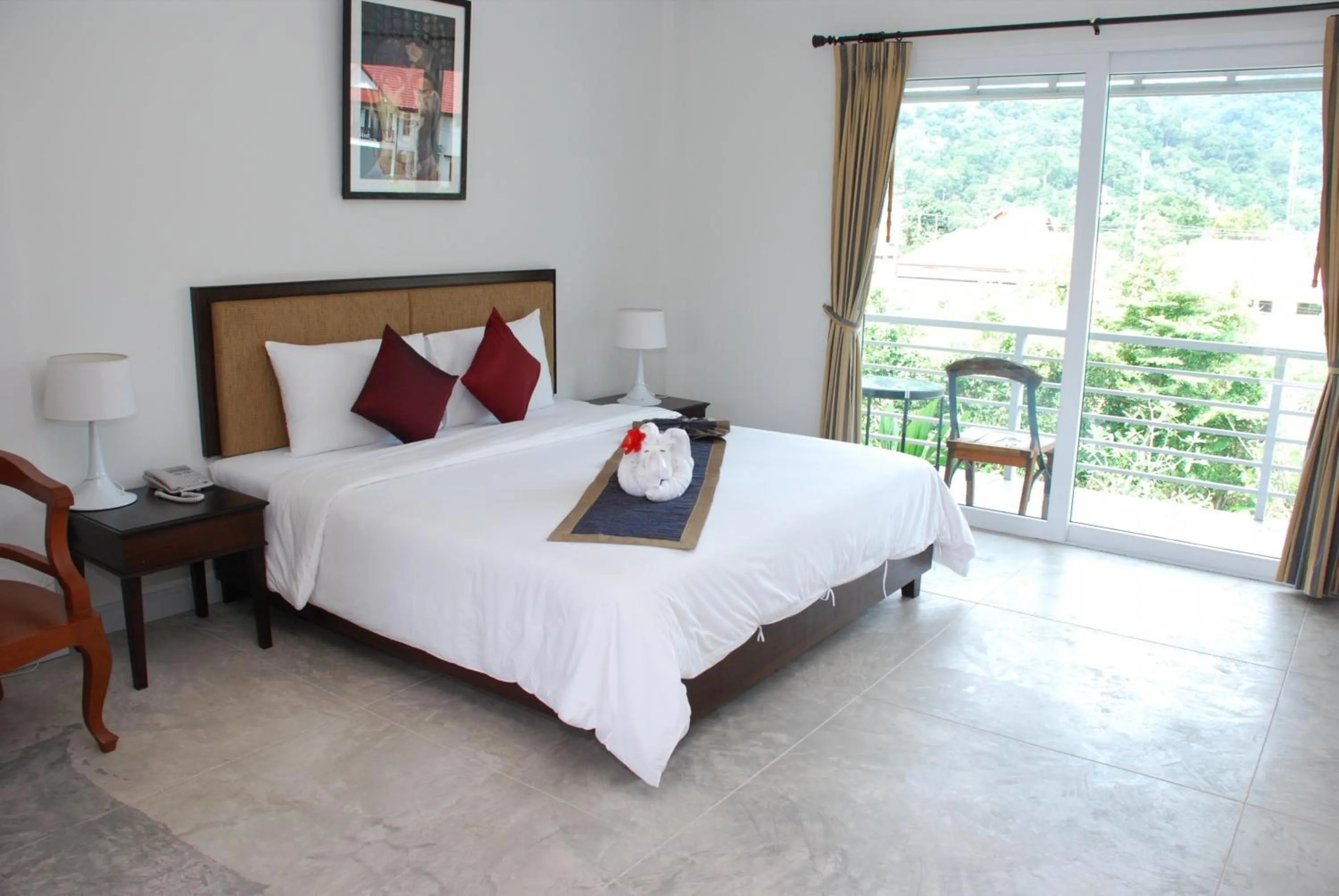 Bed in Phukamala Suite