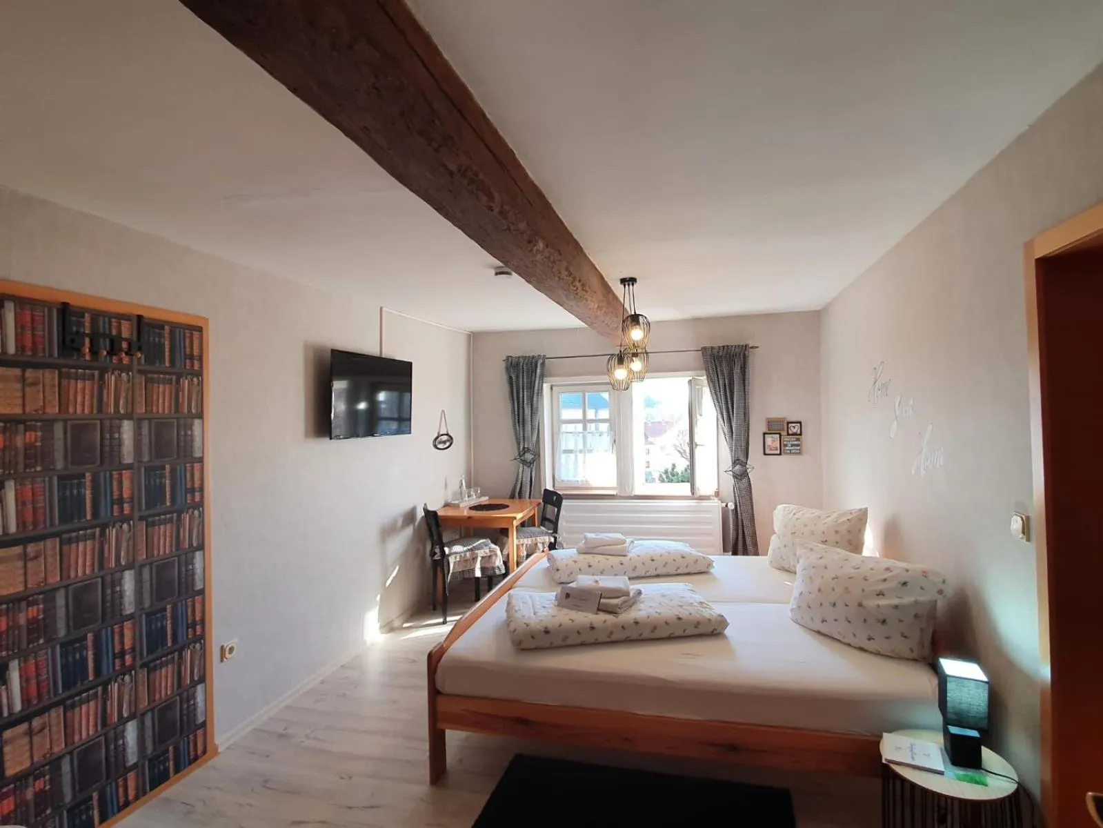 Bed in Landgasthof Zum Stern Wasserkuppe Rhön