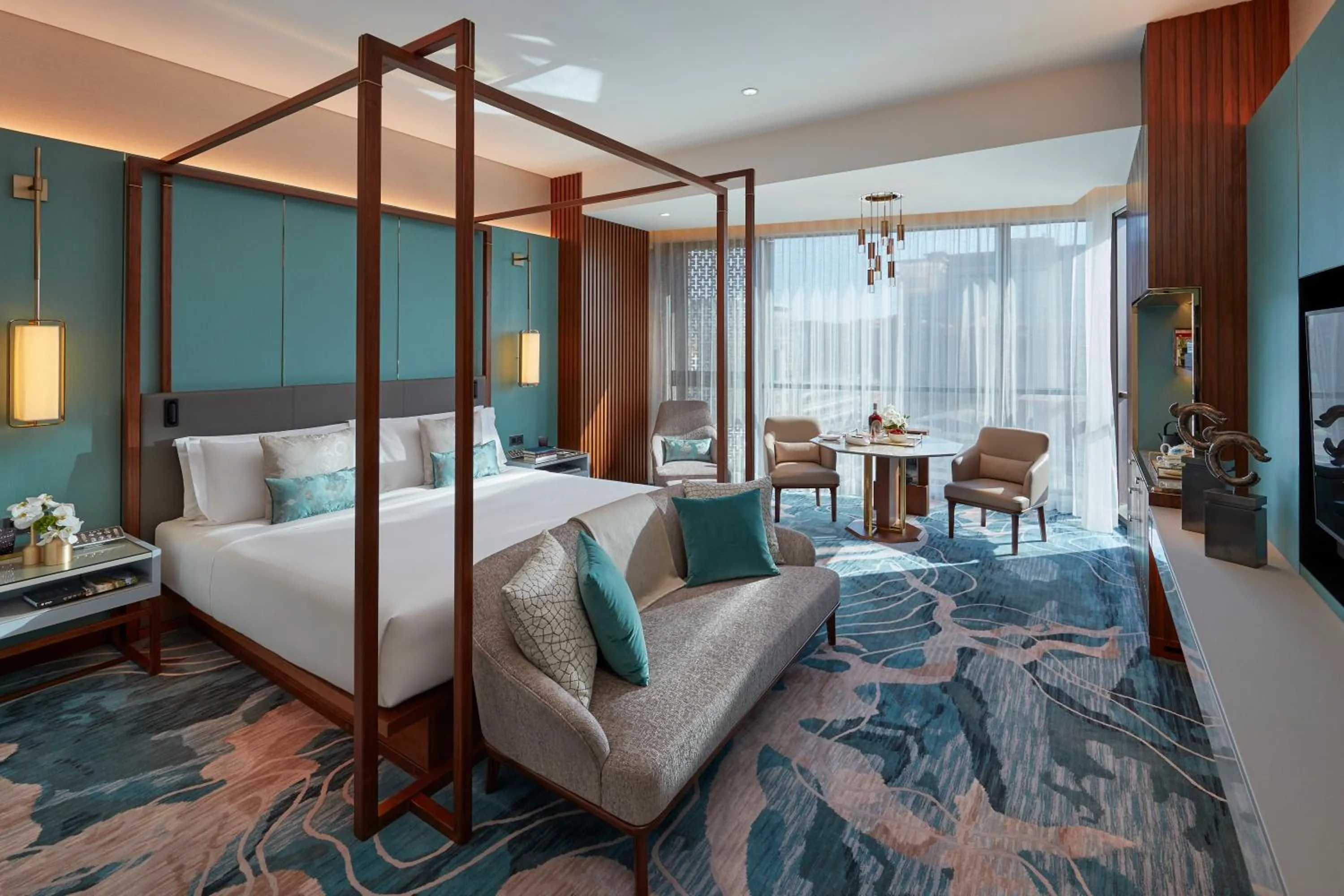 Bed in Mandarin Oriental Wangfujing, Beijing