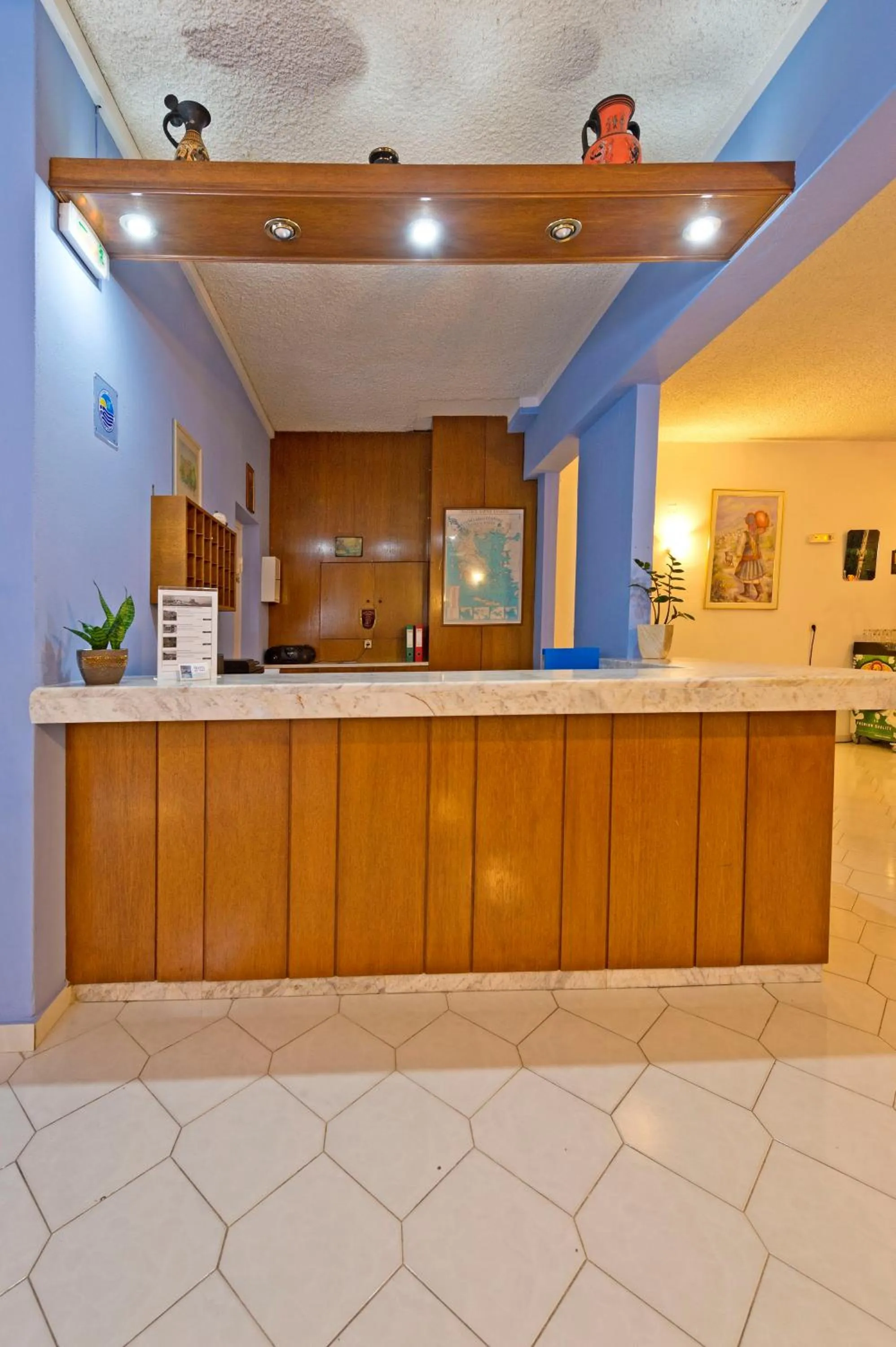 Lobby or reception in Trianta Hotel Apartments
